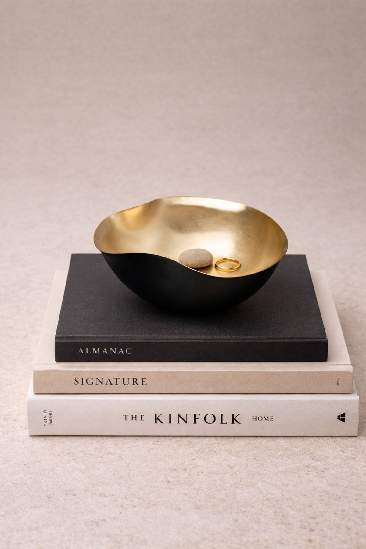 Asymmetrical Brass Decorative Object 16x16x11 cm