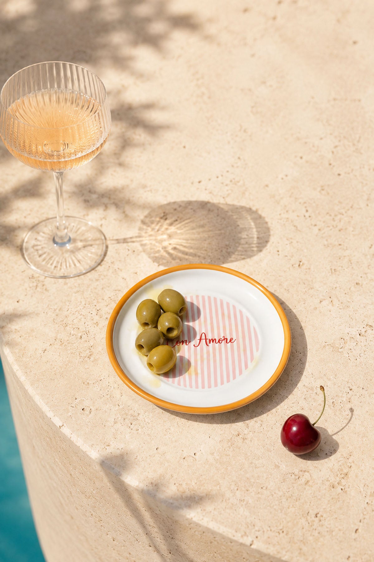Con Amore Enamel Serving Plate 12 cm / 4.7 "