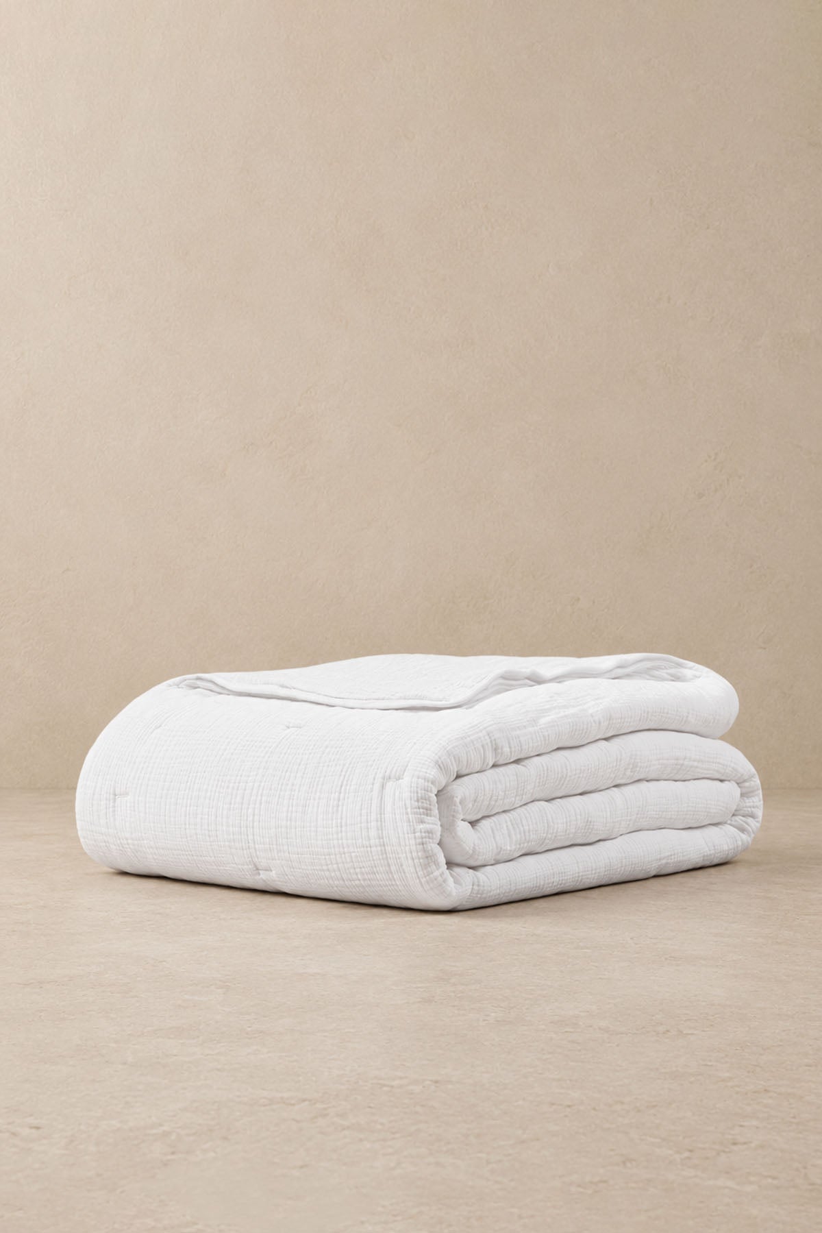 Koza Cotton Gauze Quilt White