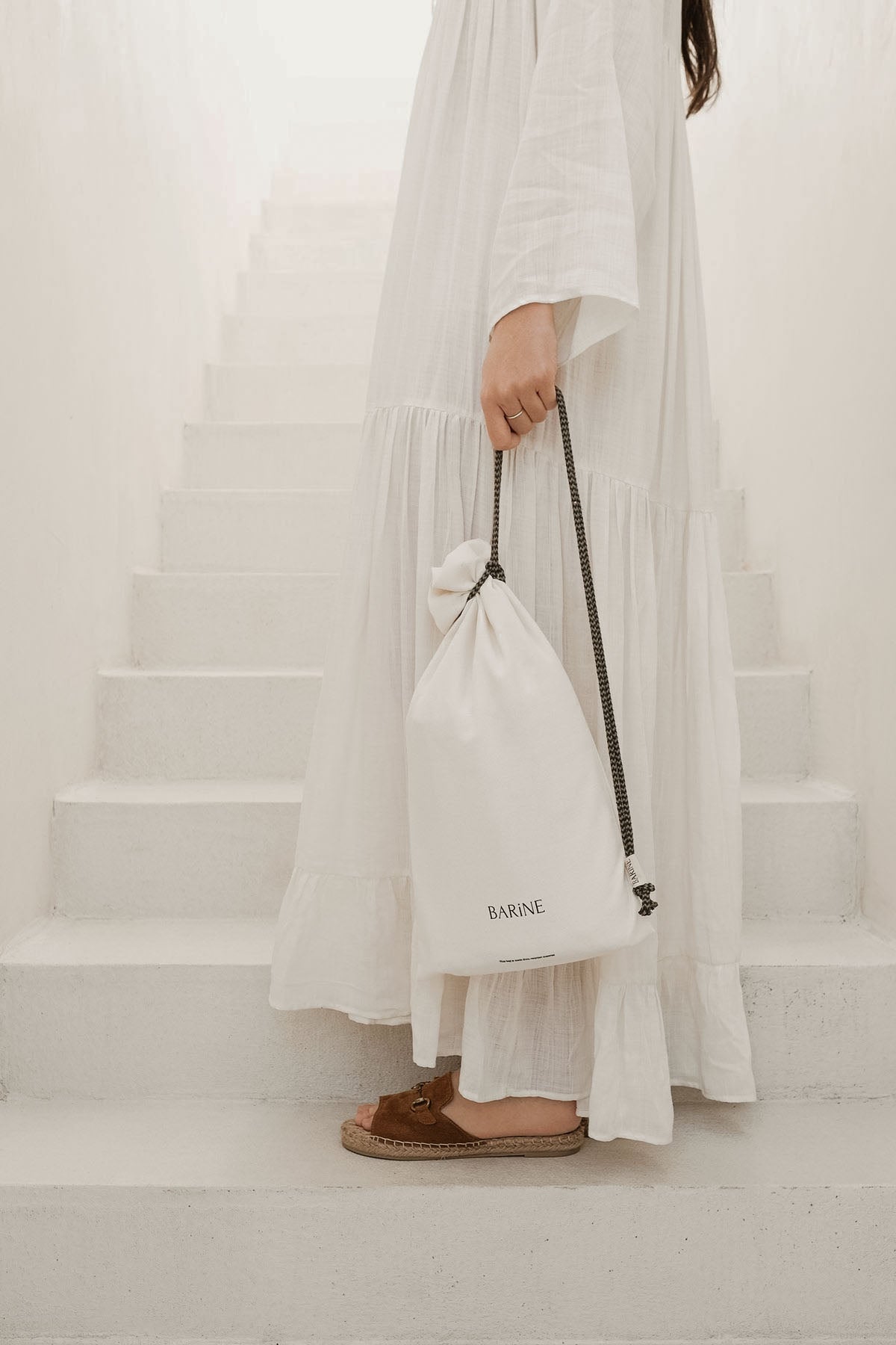 Anchor Jacquard Pestemal Turkish Towel w/ Carry Bag Large