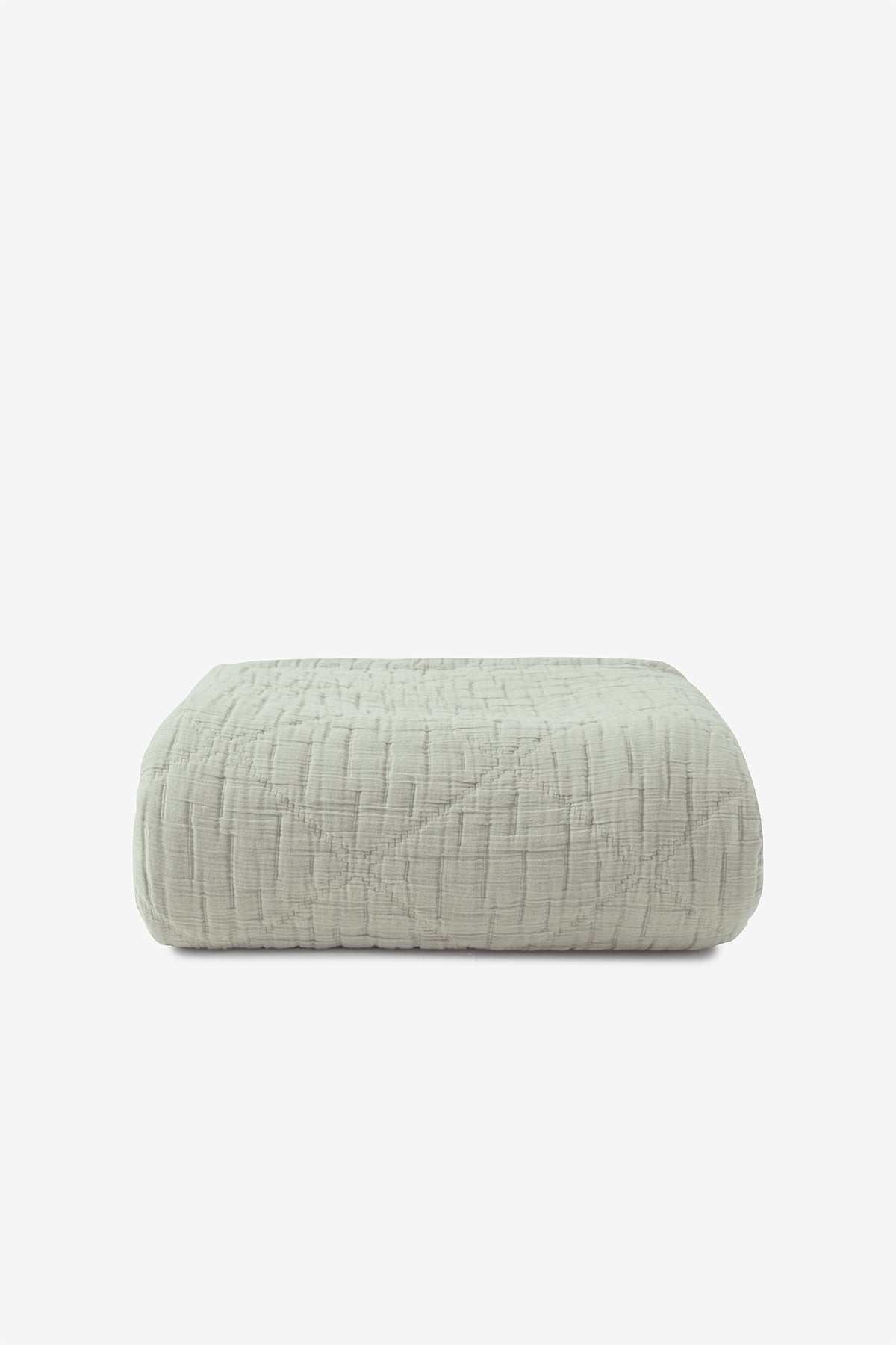 Atik Filled Jaquard Bed Cover Sustained Grey