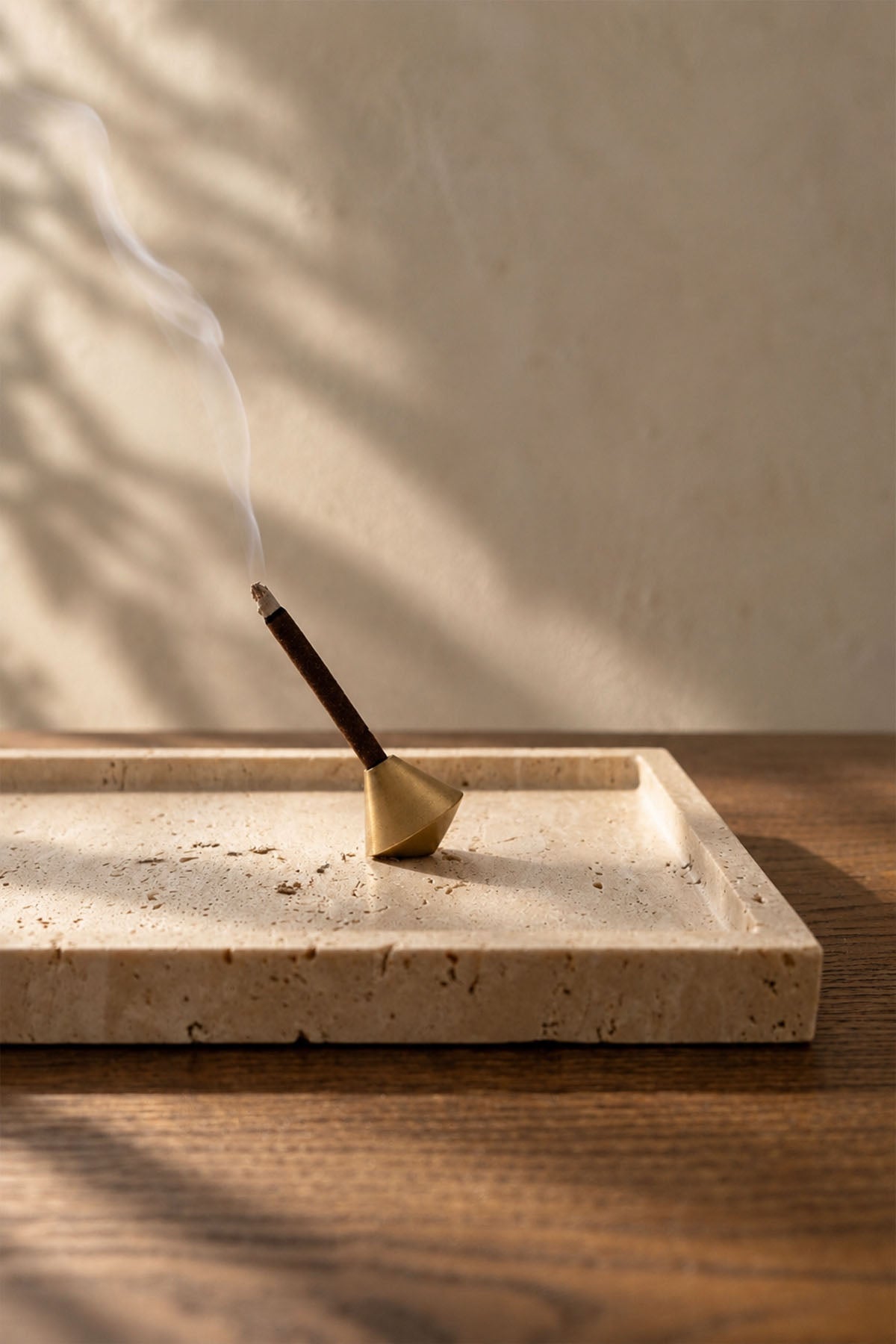 Balance Brass Incense Holder Gold