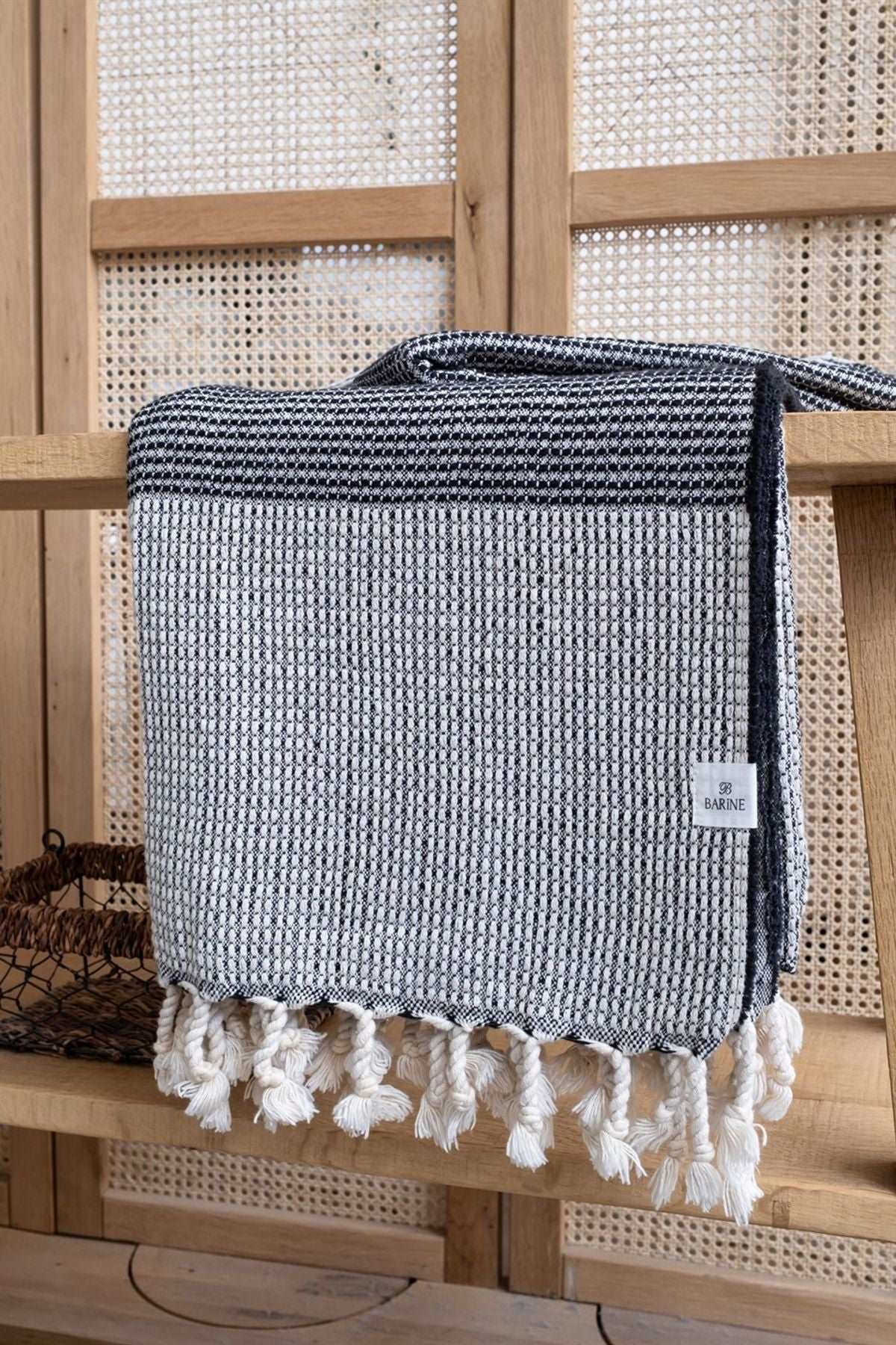 Carbon Koltuk Şalı Siyah
