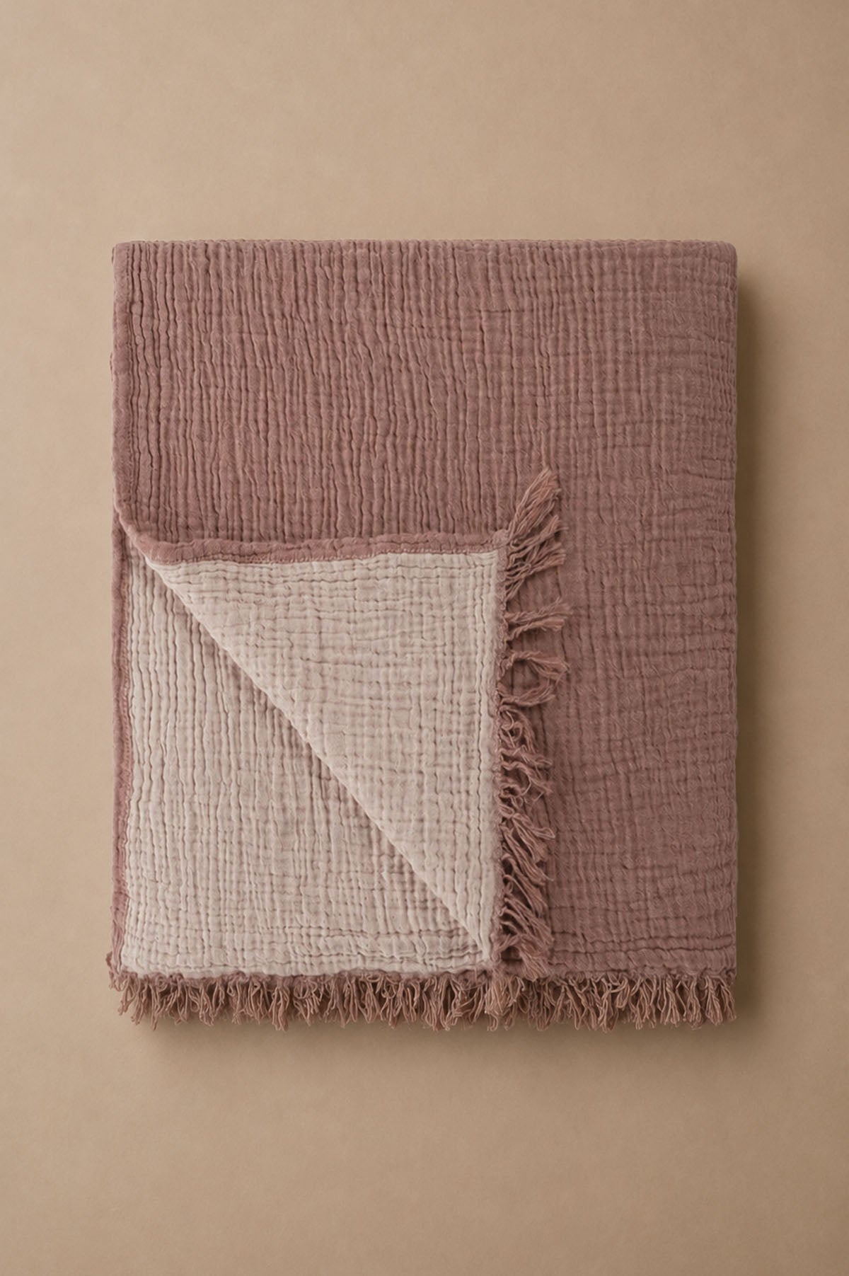 Cocoon Gauze Bed Cover Cinnamon