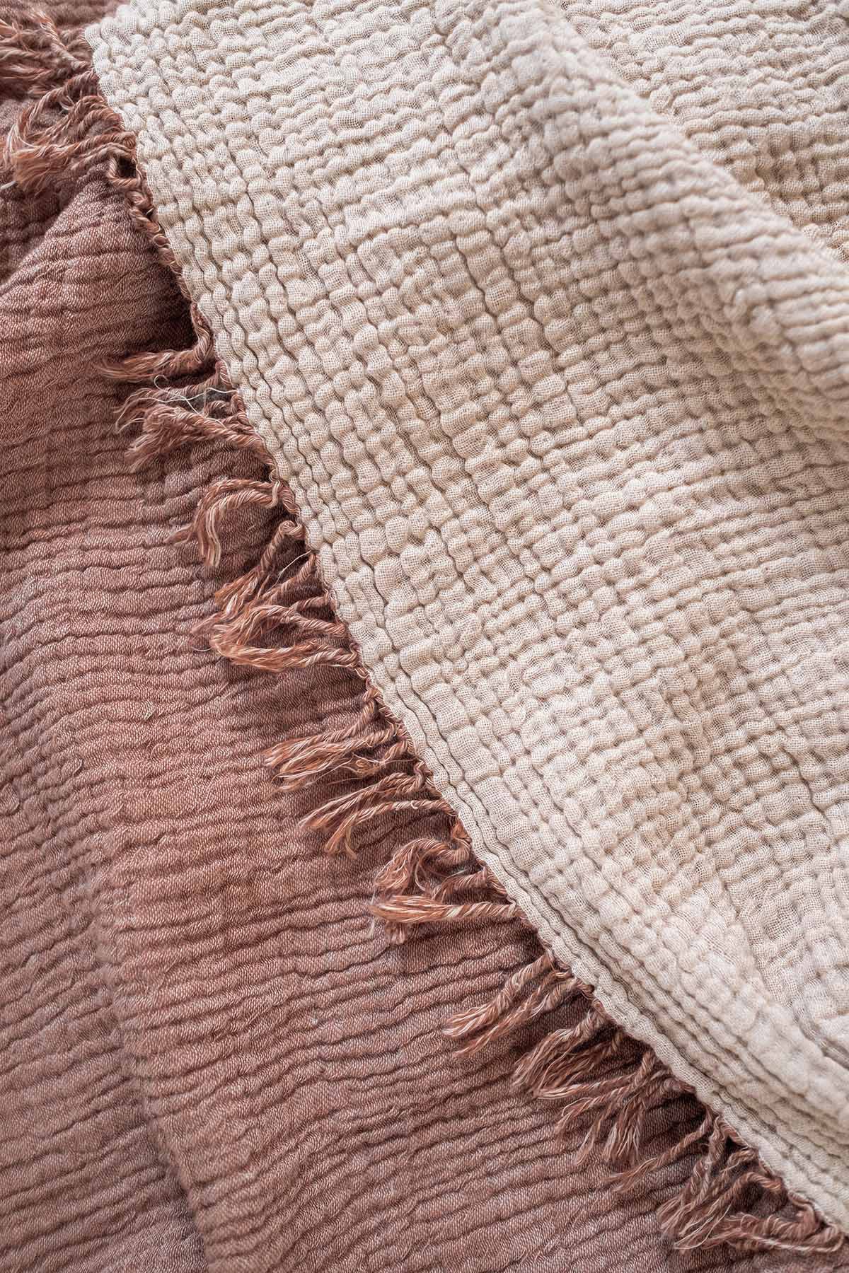 Cocoon Gauze Bed Cover Cinnamon