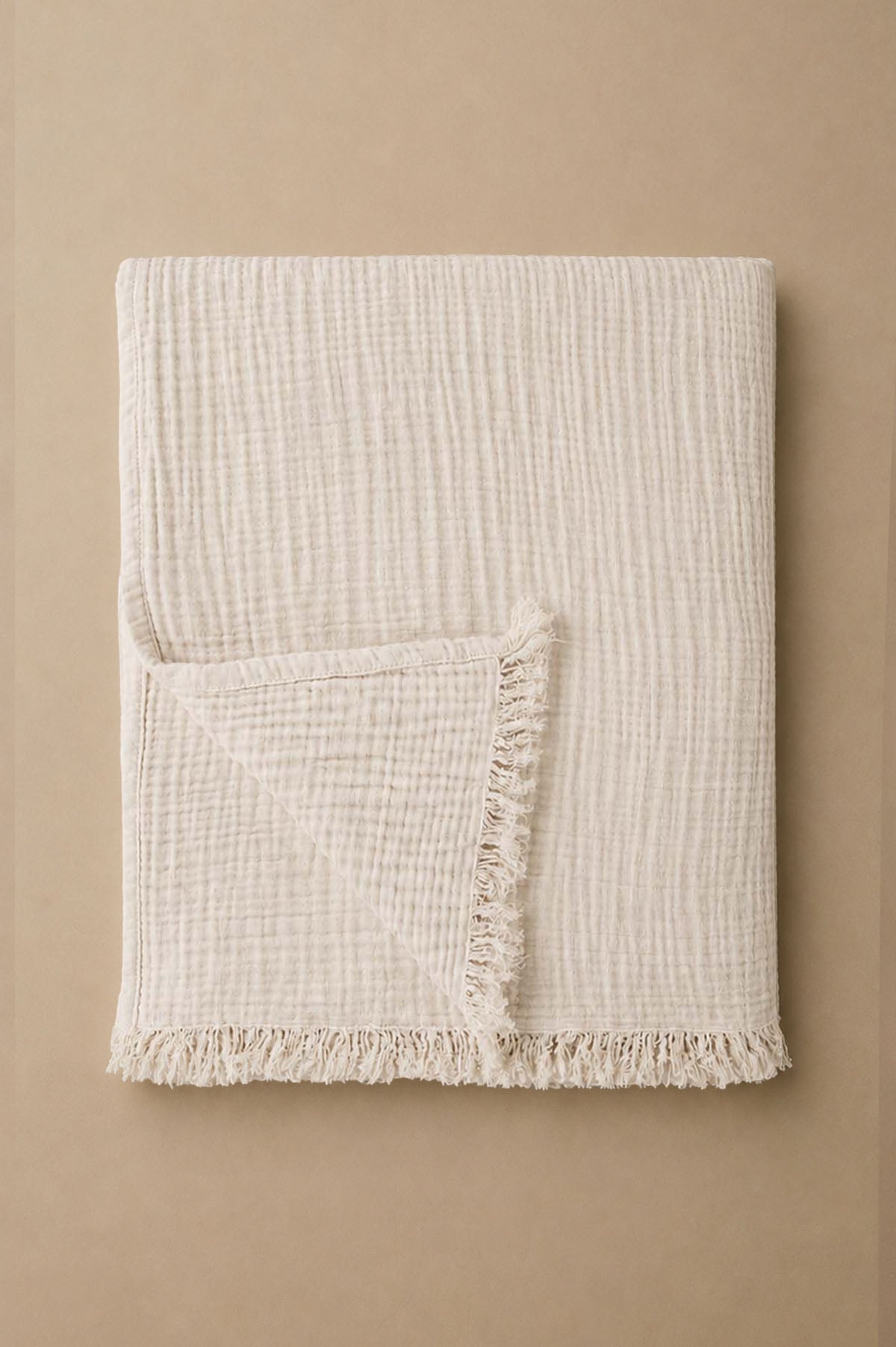 Cocoon Gauze Bed Cover Ecru
