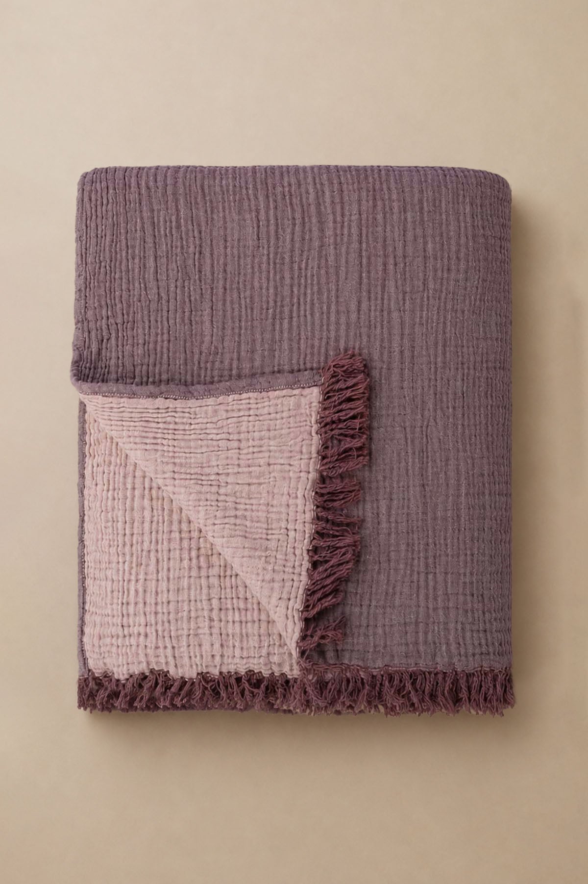 Cocoon Gauze Bed Cover Wine