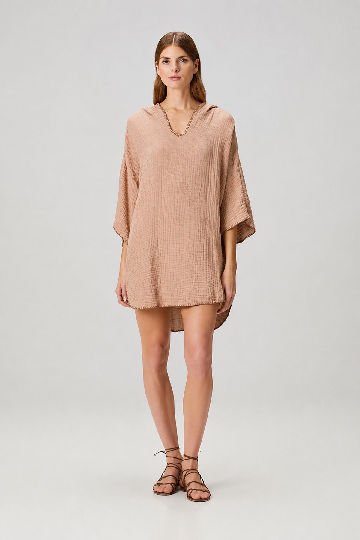 Cocoon Adult Poncho Tan