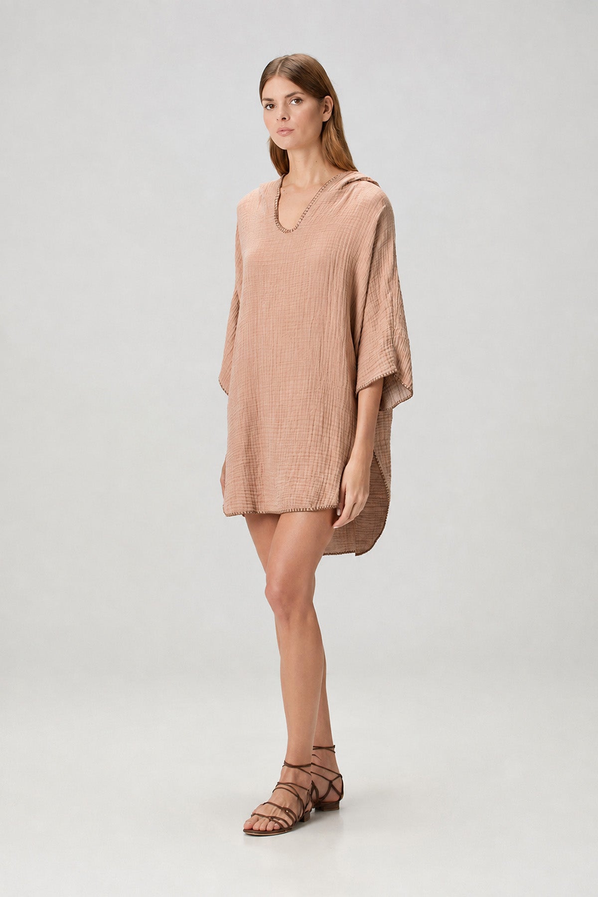 Cocoon Adult Poncho Tan
