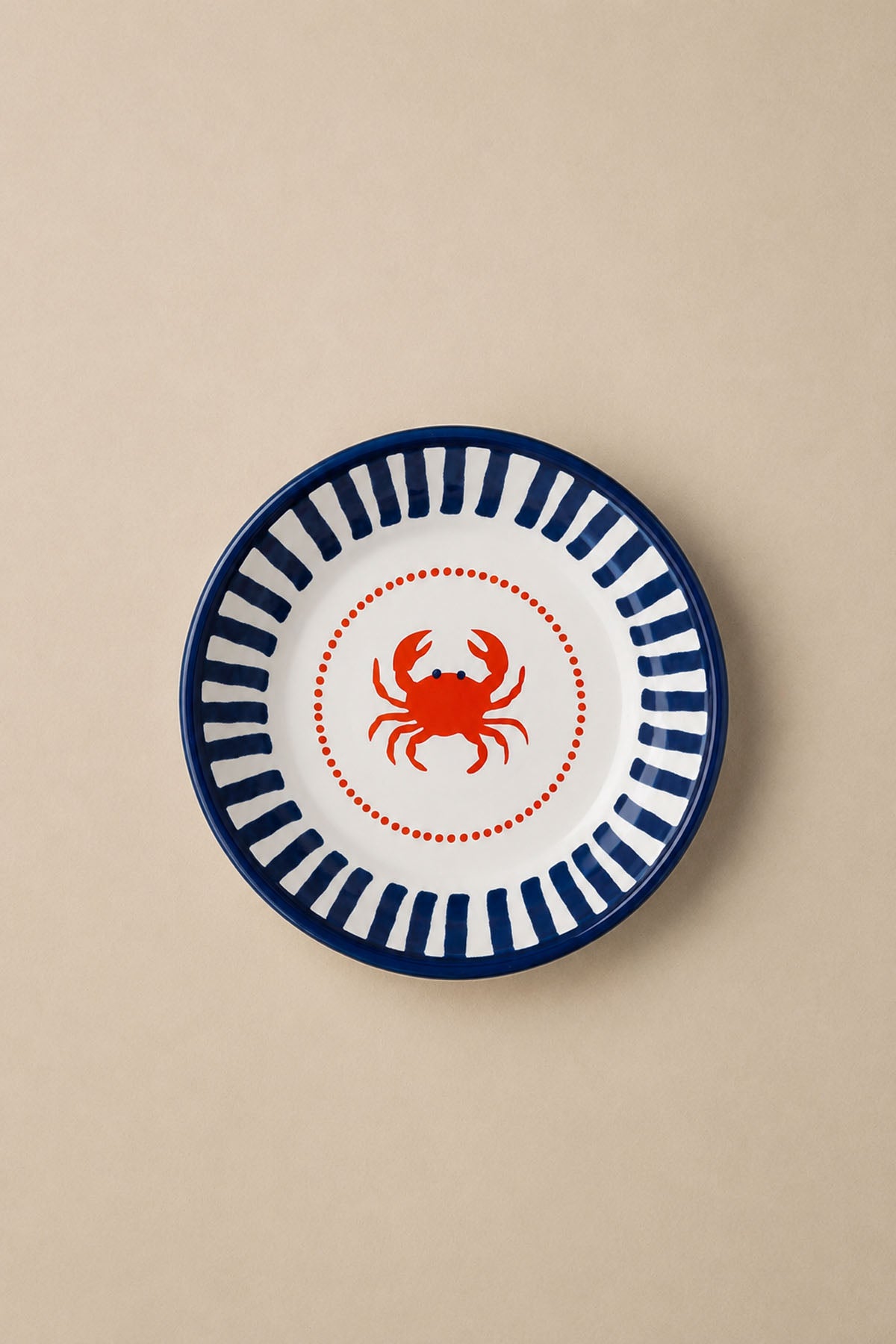 Crab Enamel Serving Plate 18 cm / 7 "