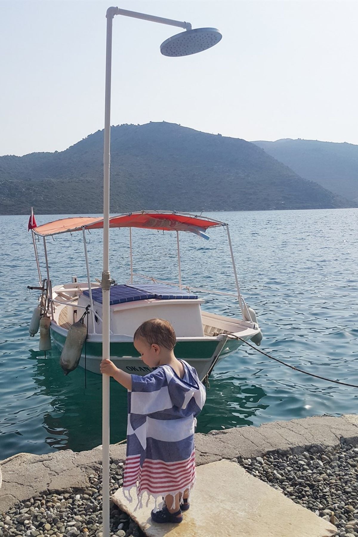 Cuba Çocuk Kaftan Lacivert-Kırmızı