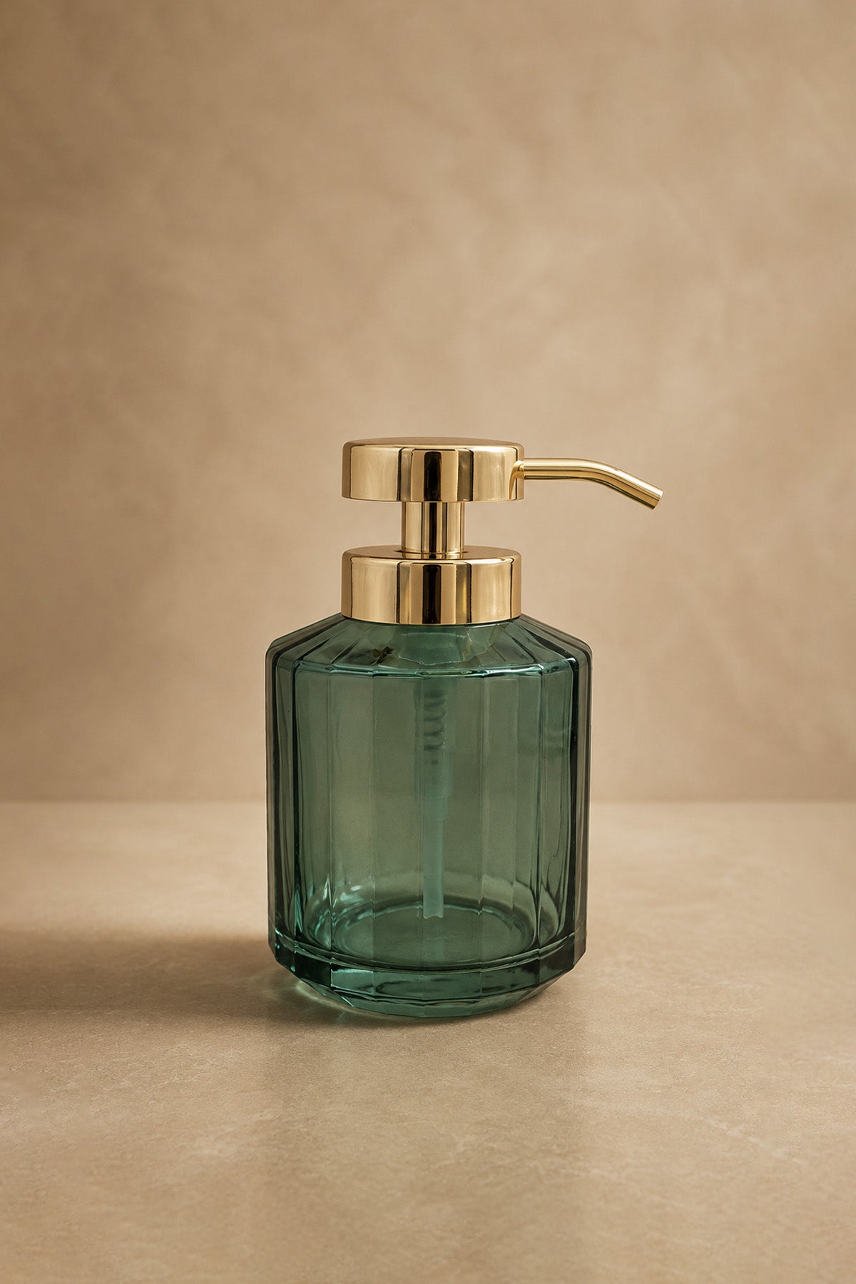 Emerald Glass Lotion Dispenser