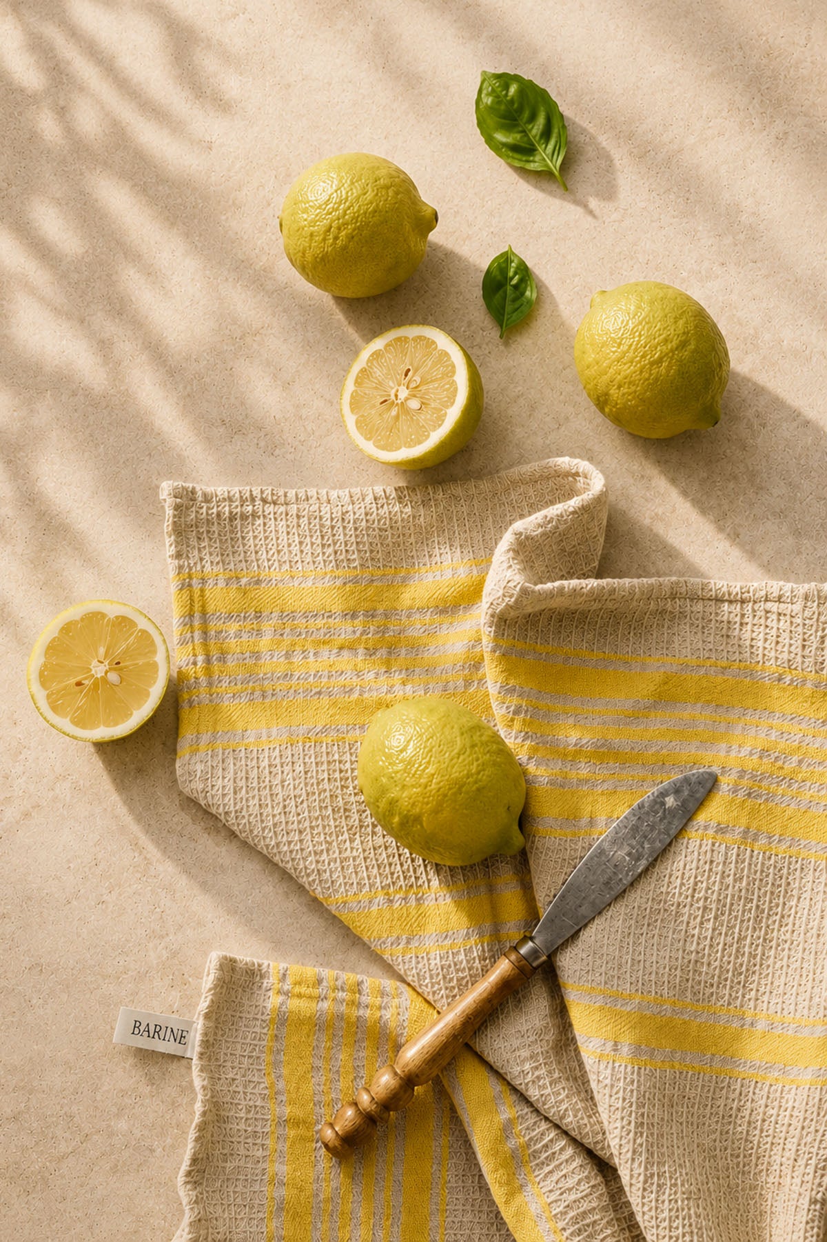 Epicure Kitchen Towel Set Of 2 Saffron
