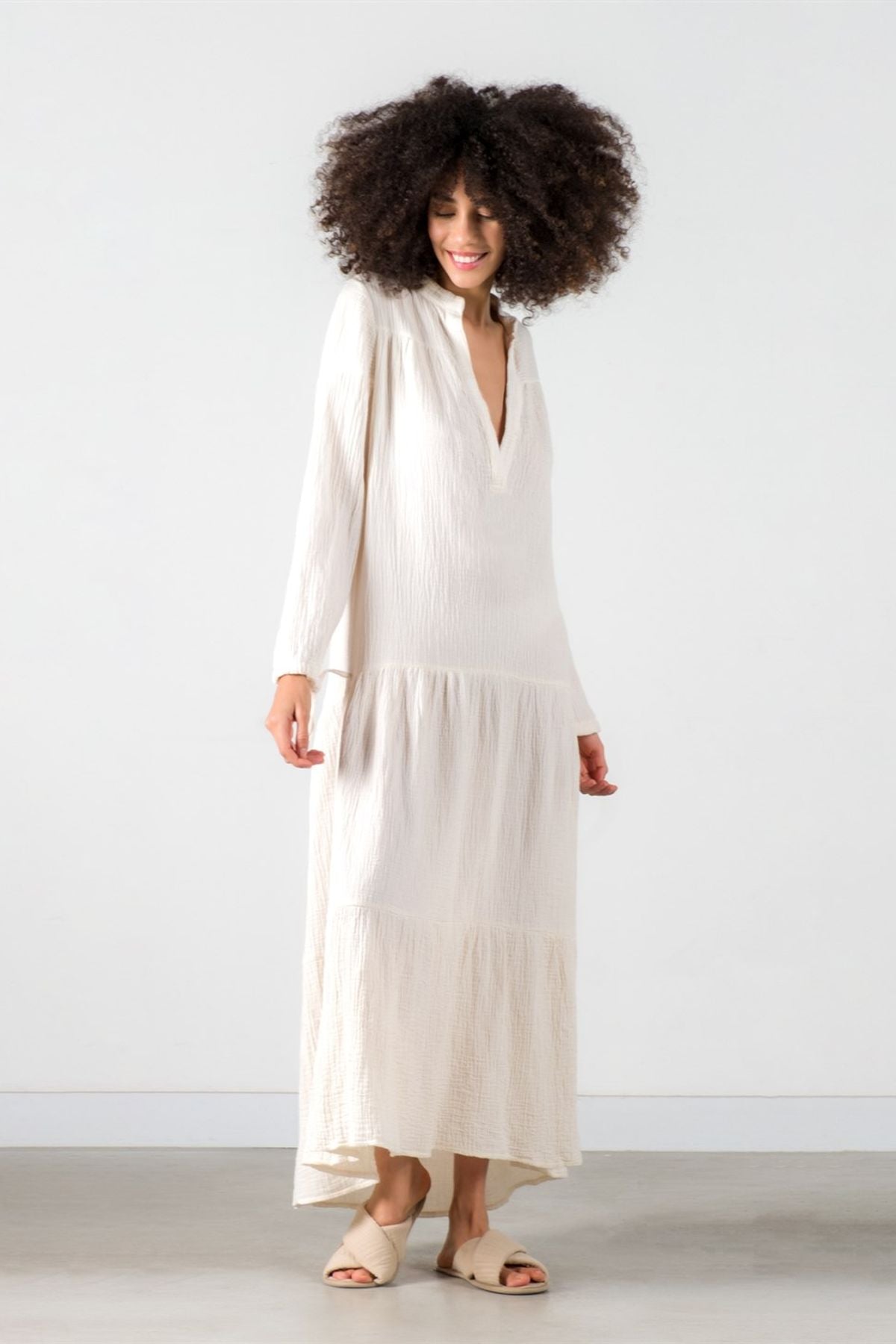 Eye Candy Elbise Ekru