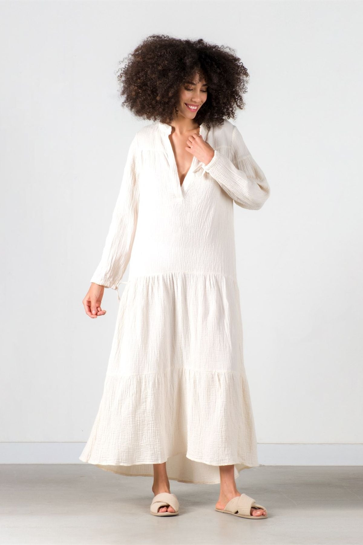 Eye Candy Elbise Ekru