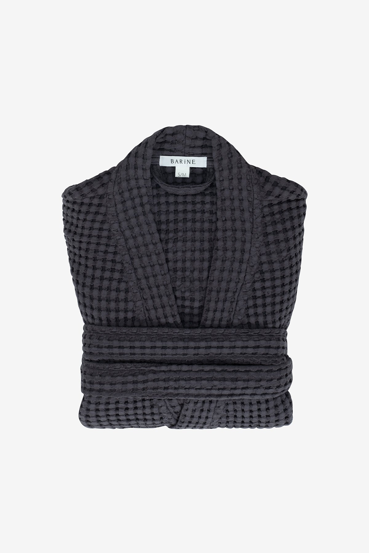 Eye Waffle Robe Anthracite