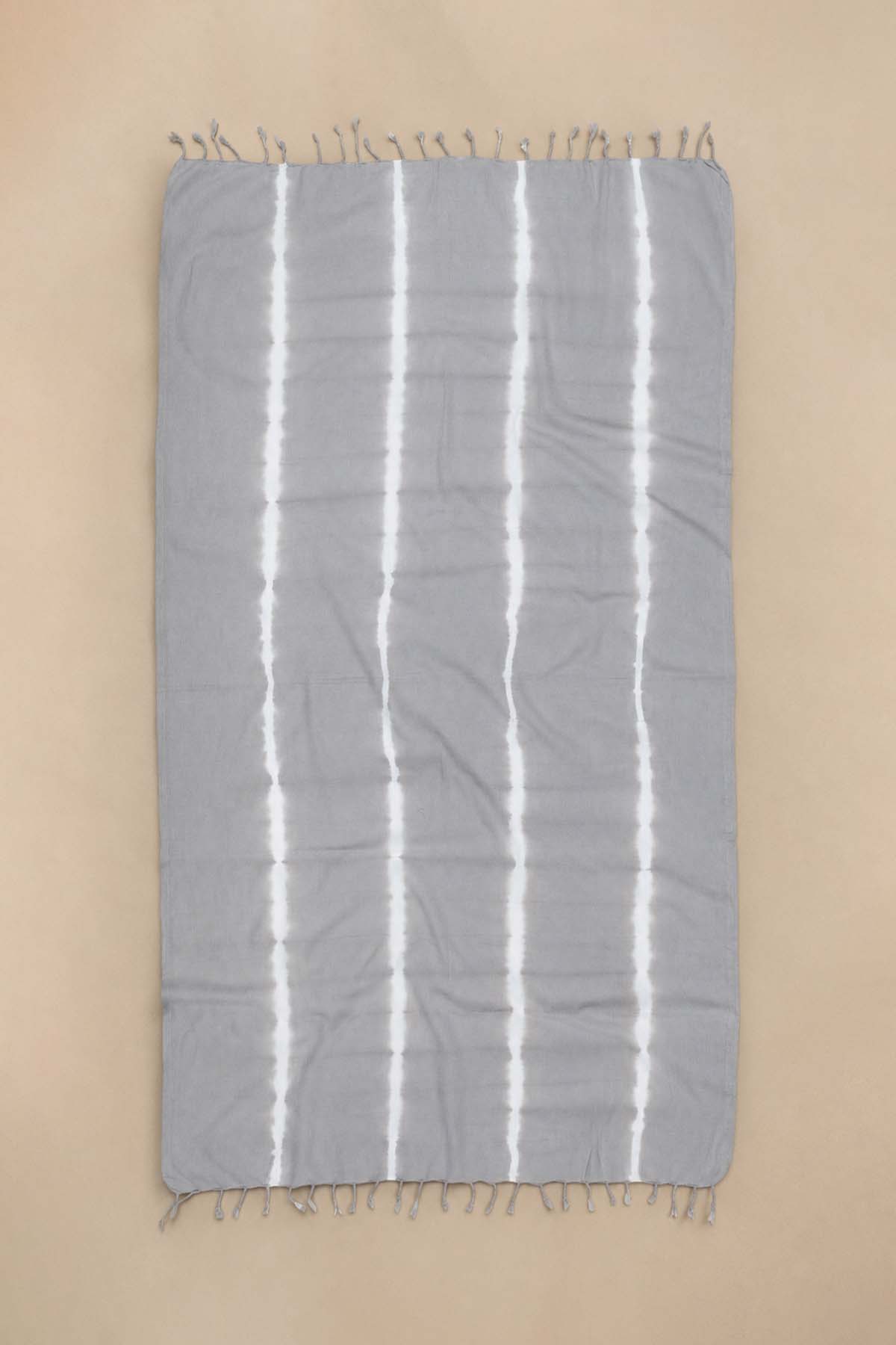Flash Tie Dye Pestamal Turkish Towel Grey