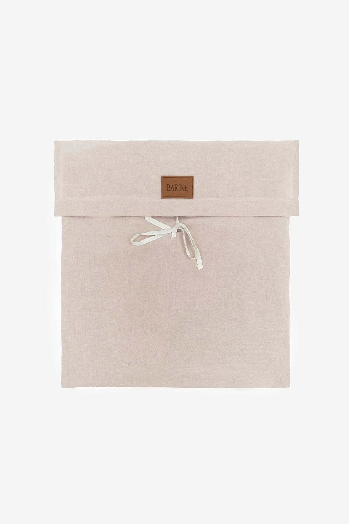 Frill Keten Nevresim Nougat