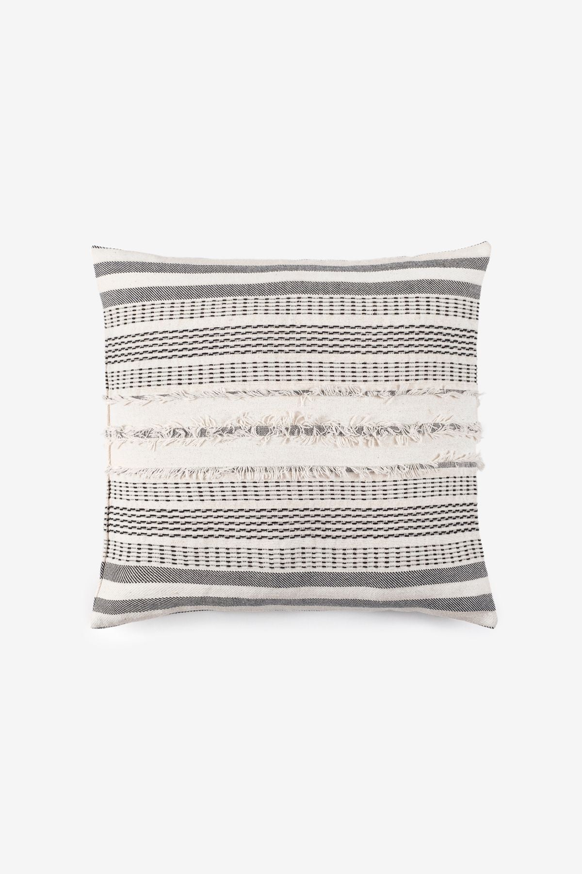 Fringe Kırlent Kılıfı Siyah