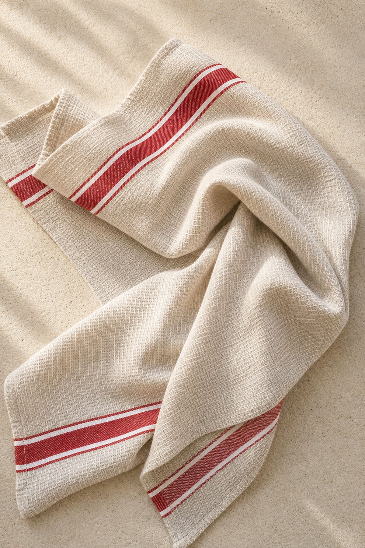 Gastronome Kitchen Towel Set Of 2 Red