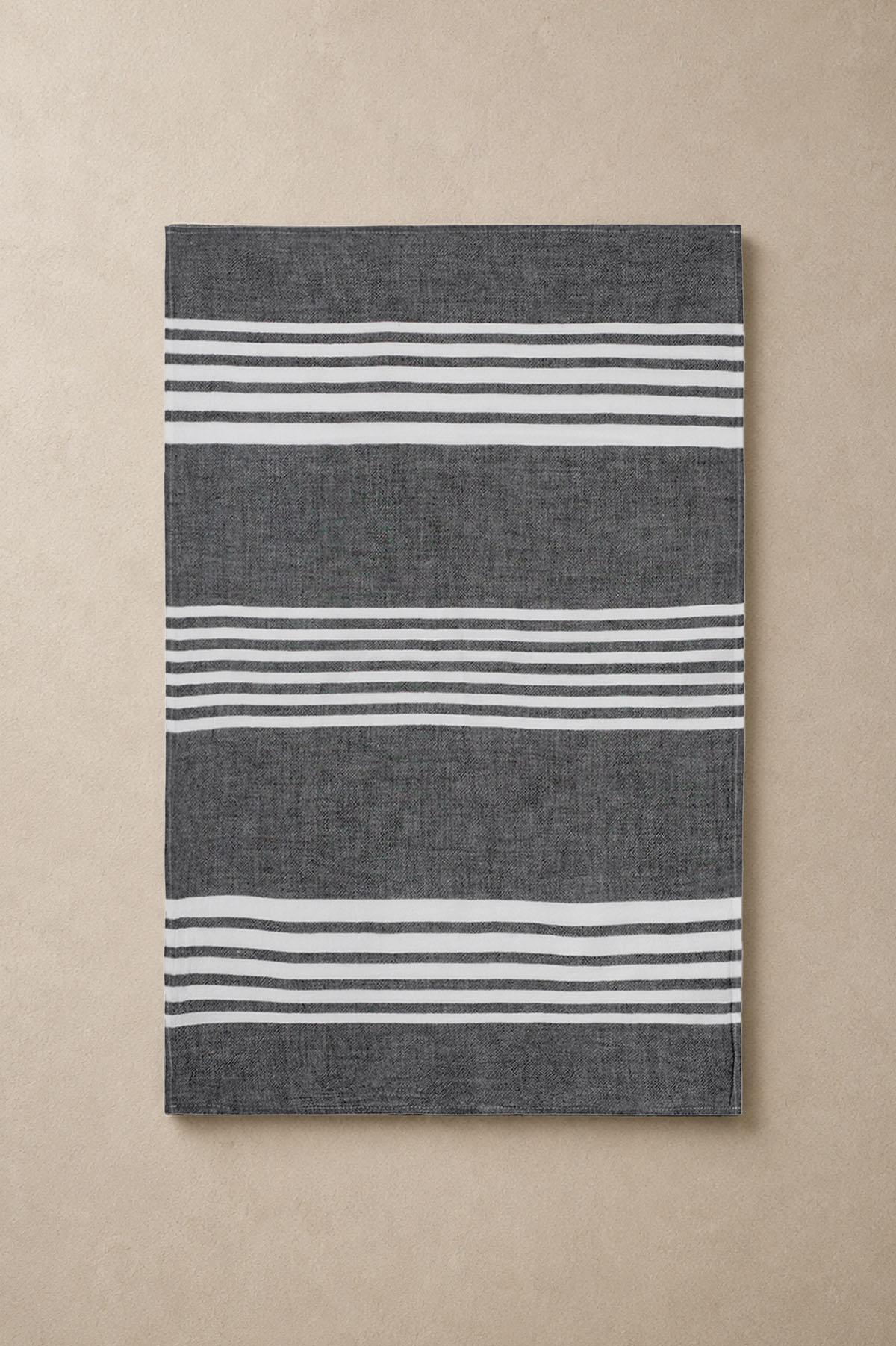 Gourmet Kitchen Towel Set of 2 Black