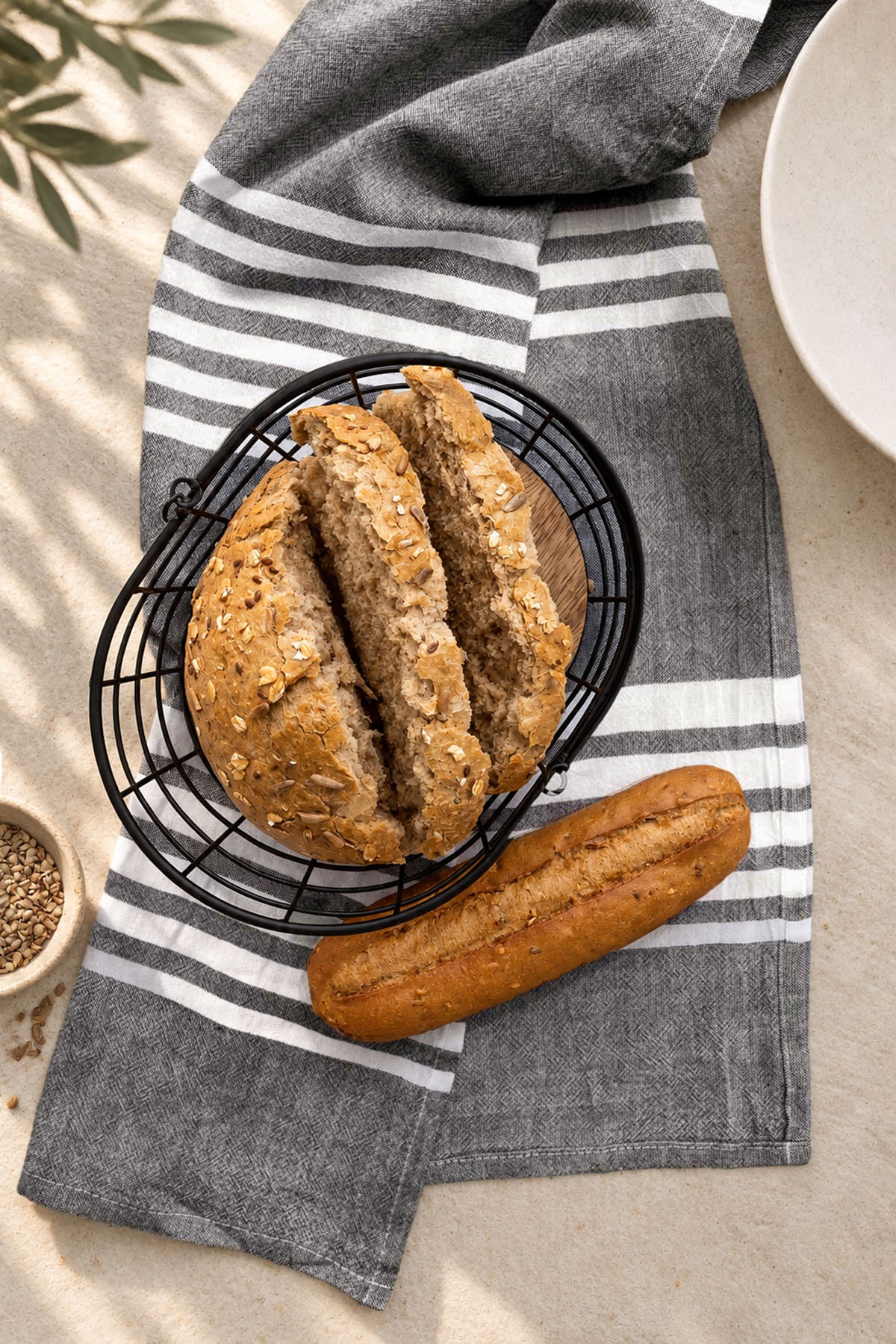 Gourmet Kitchen Towel Set of 2 Black