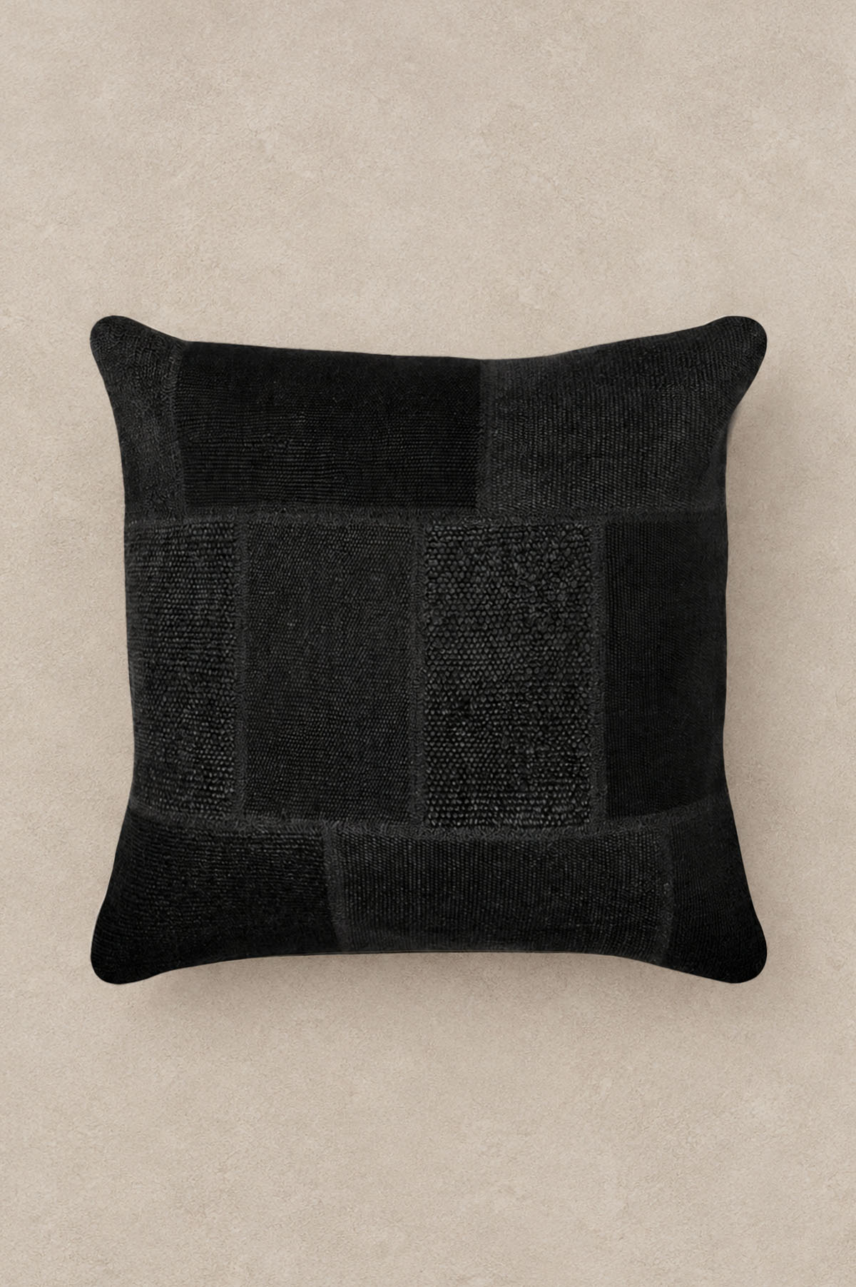 Hemp Cushion Cover Black