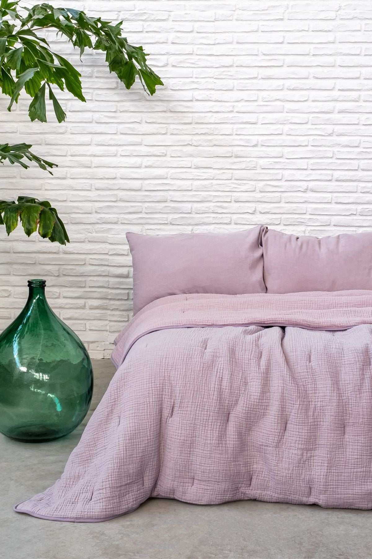 Koza Müslin Yorgan Orchid-Burnished Lilac