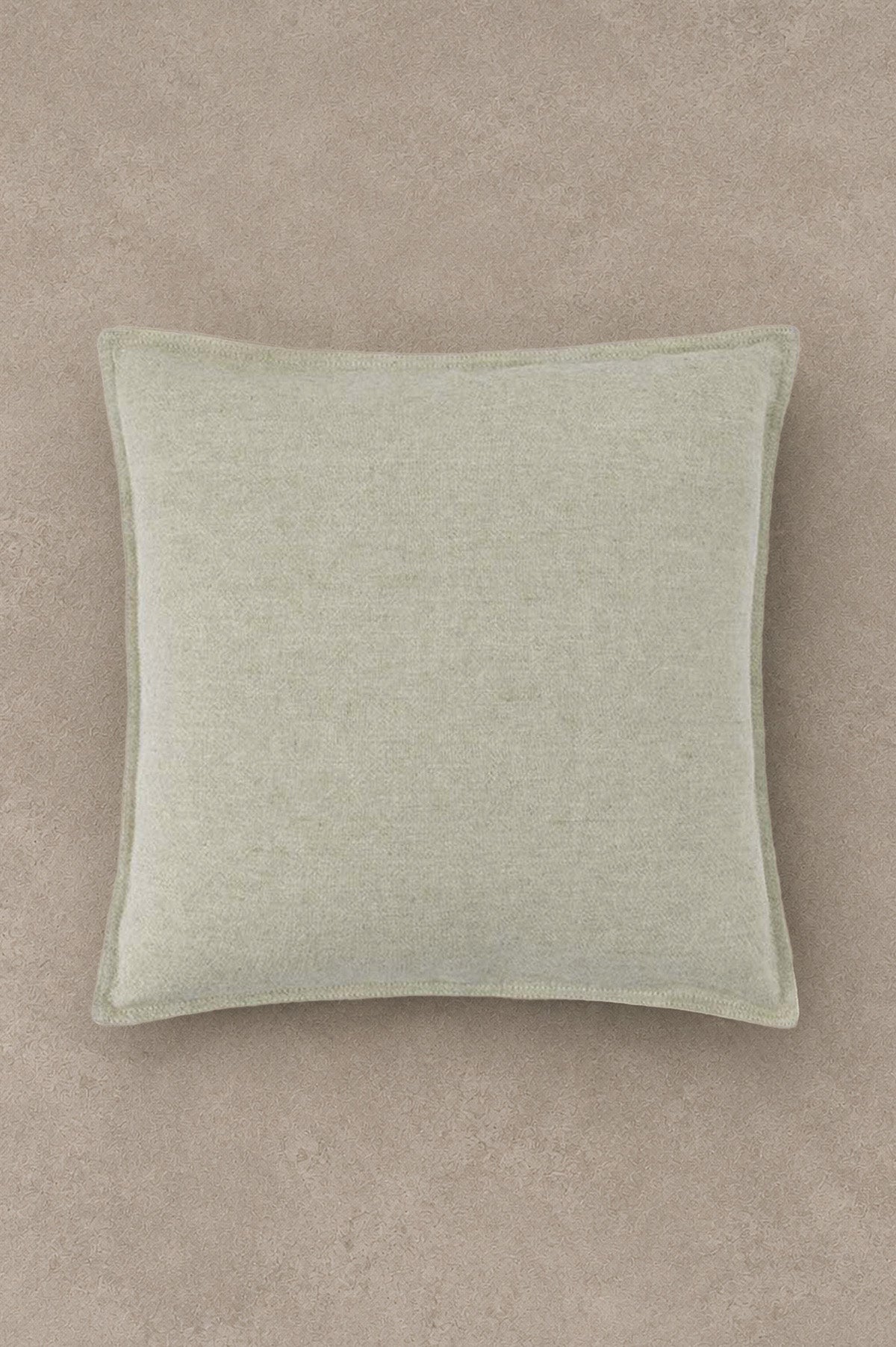Linen Blend Cushion Cover Light Green