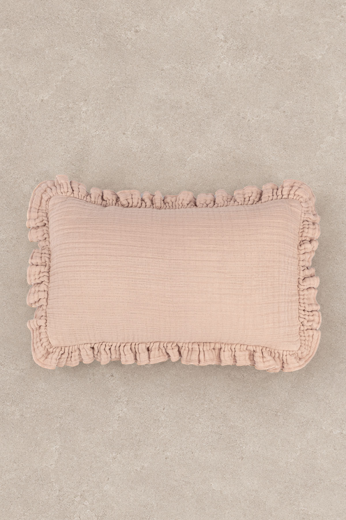 Linen Gauze Cushion Cover 30x50 cm Powder