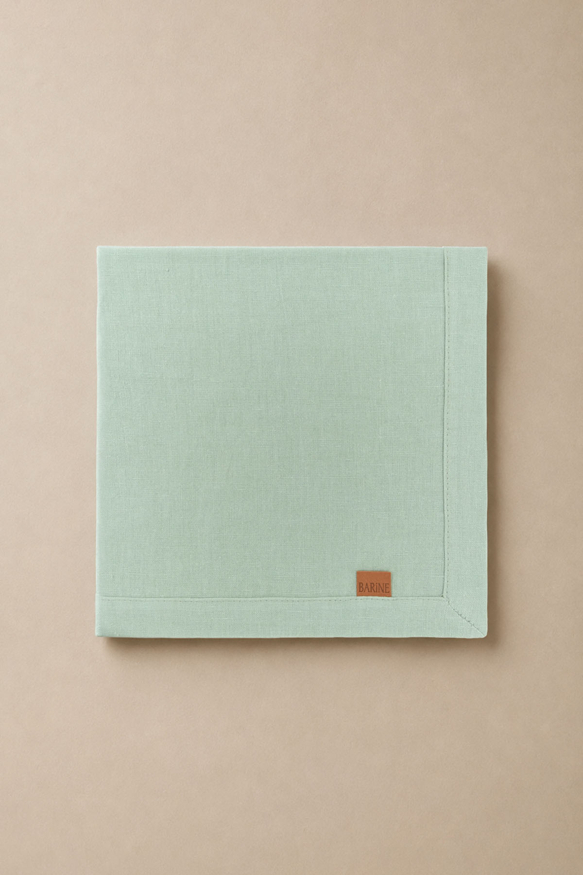 Linen Napkin Set Of 2 Frosty Green