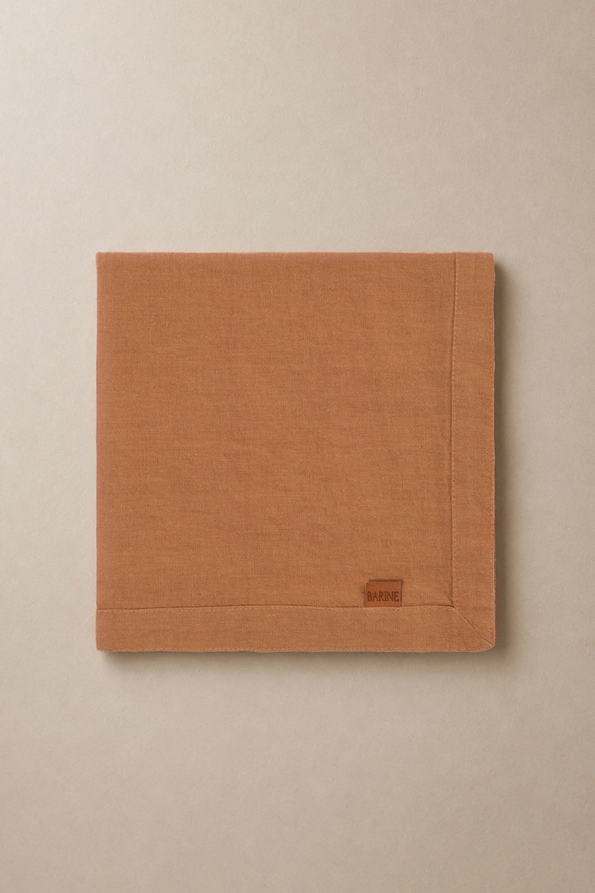 Linen Napkin Set Of 2 Indian Tan