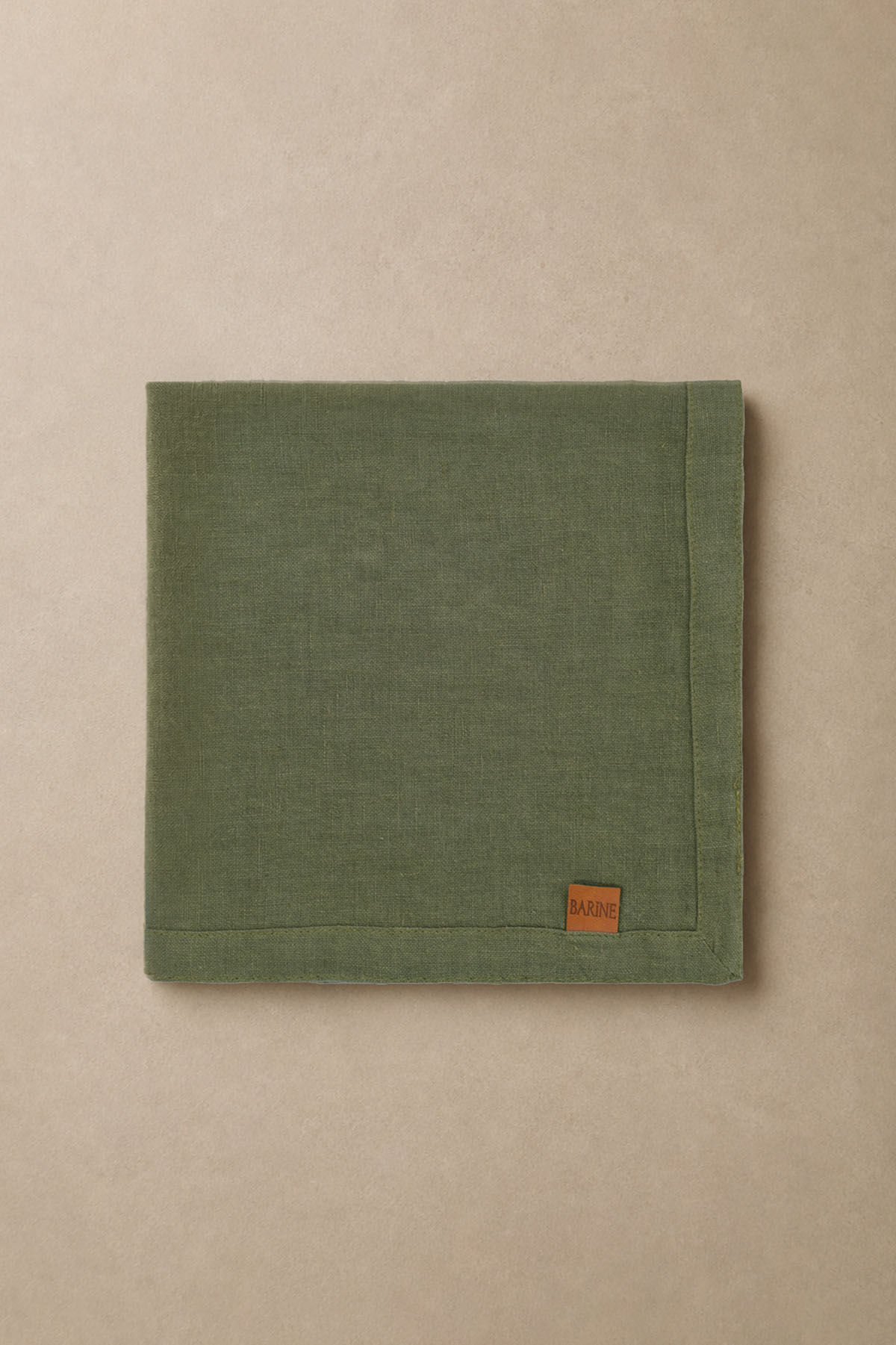 Linen Napkin Set Of 2 Khaki