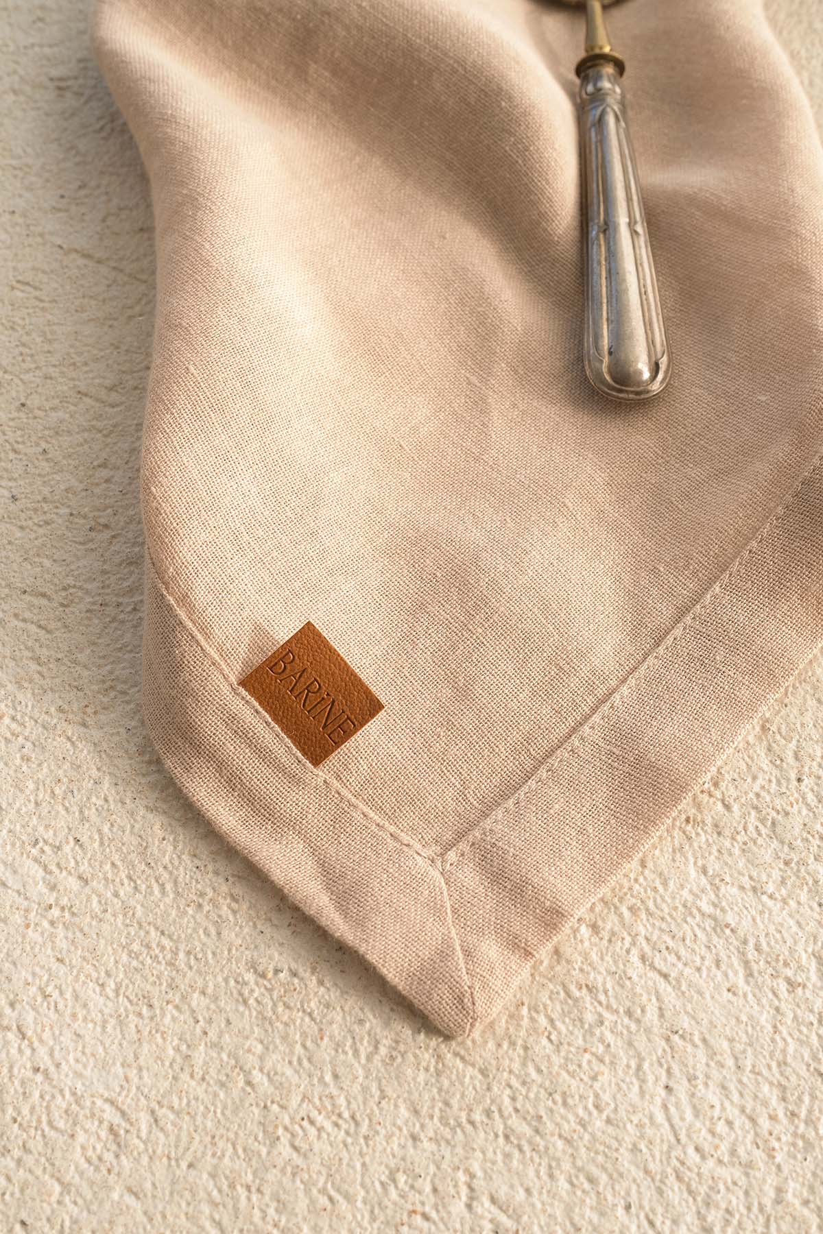 Linen Napkin Set Of 2 Nougat