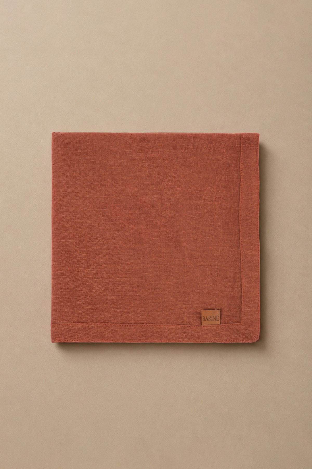 Linen Napkin Set Of 2 Spicy Orange