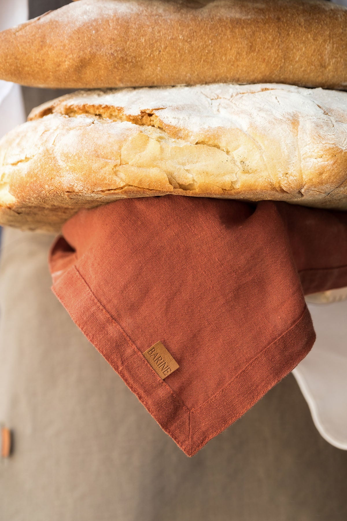Linen Napkin Set Of 2 Spicy Orange