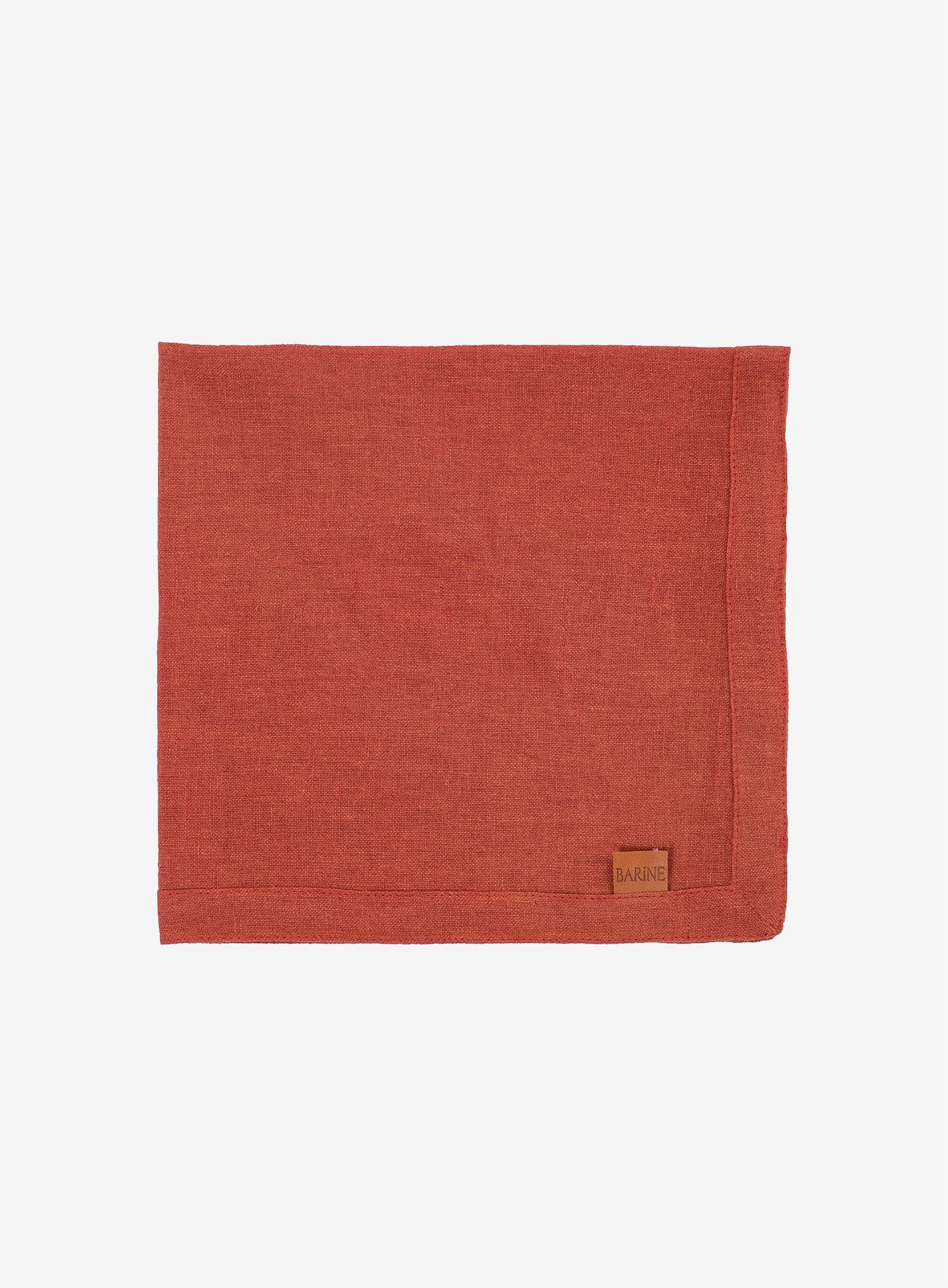 Linen Napkin Set Of 2 Spicy Orange