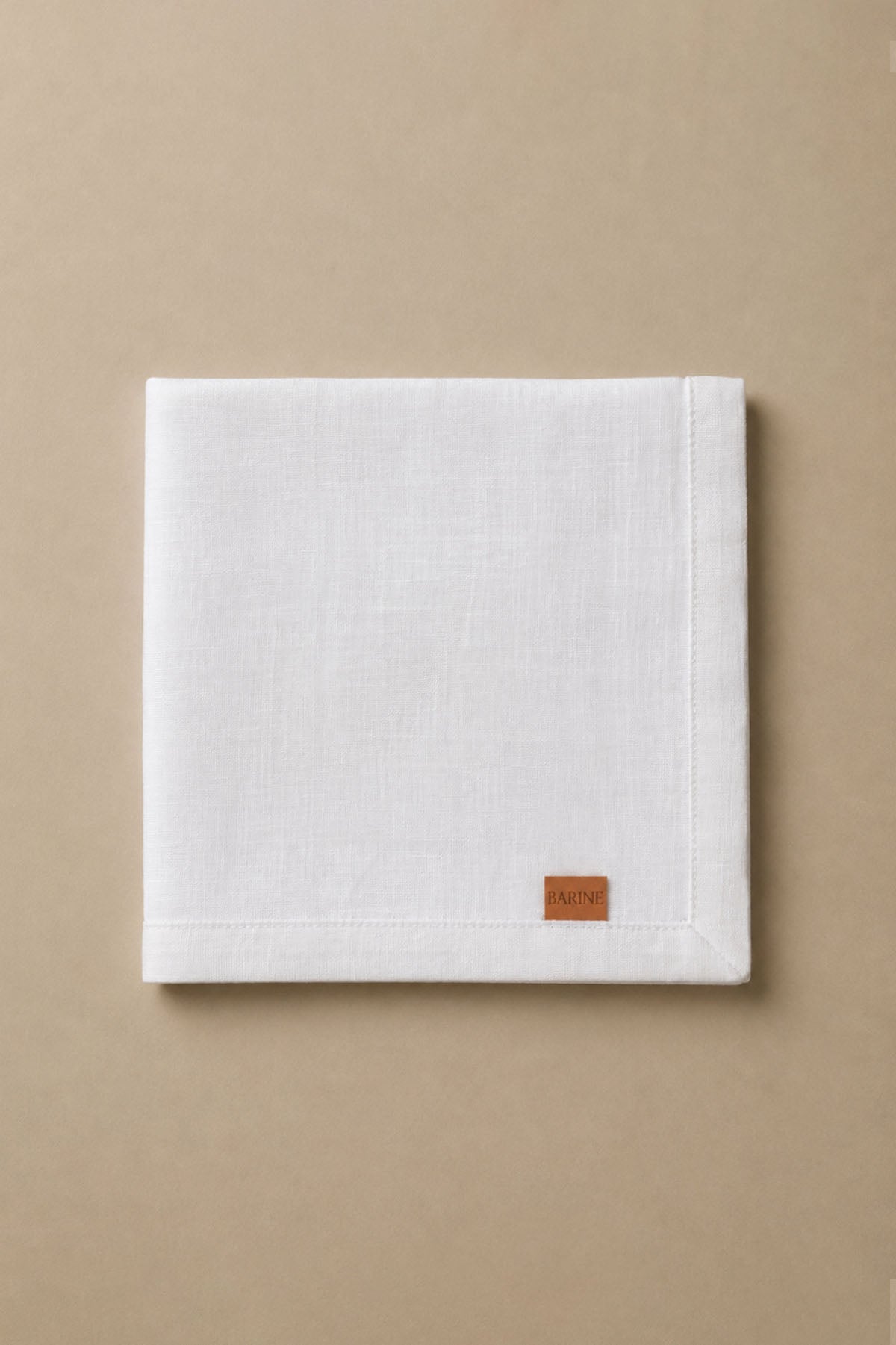 Linen Napkin Set Of 2 White