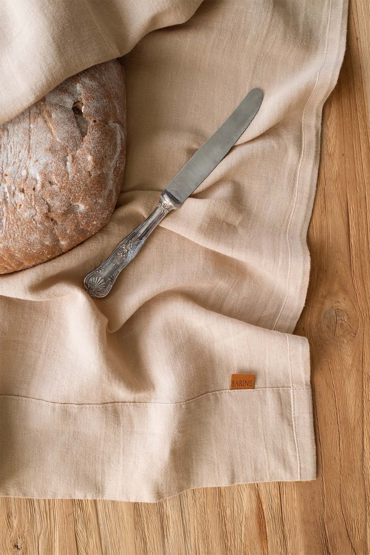 Linen Table Runner Beige