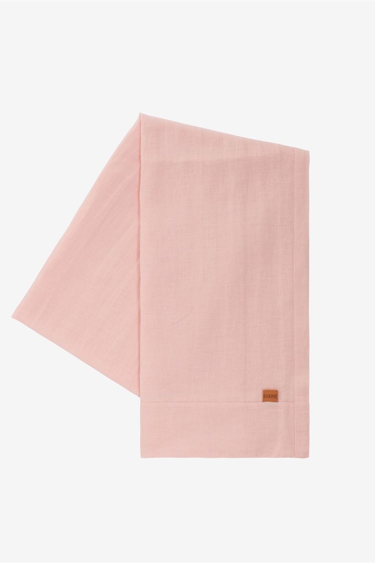 Linen Runner Pembe