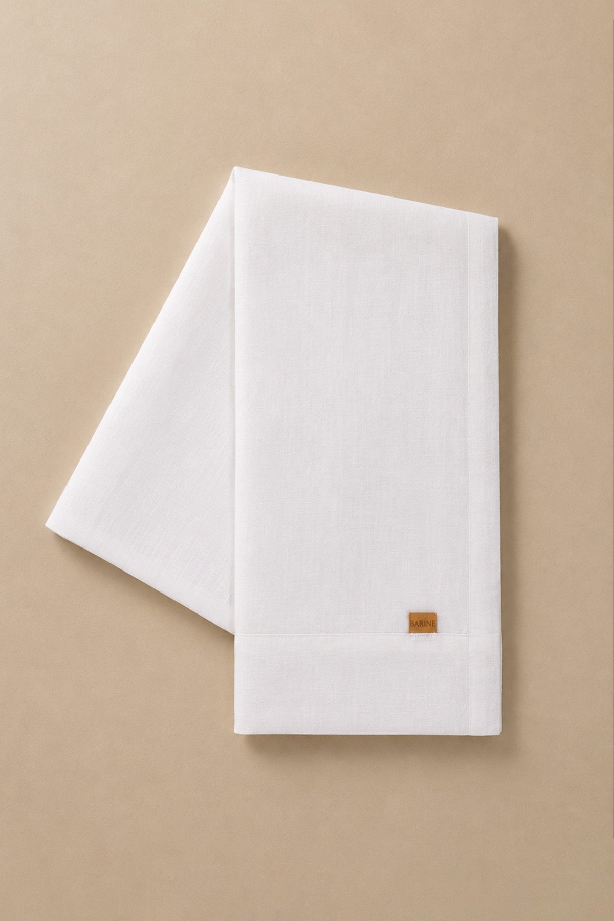 Linen Table Runner White