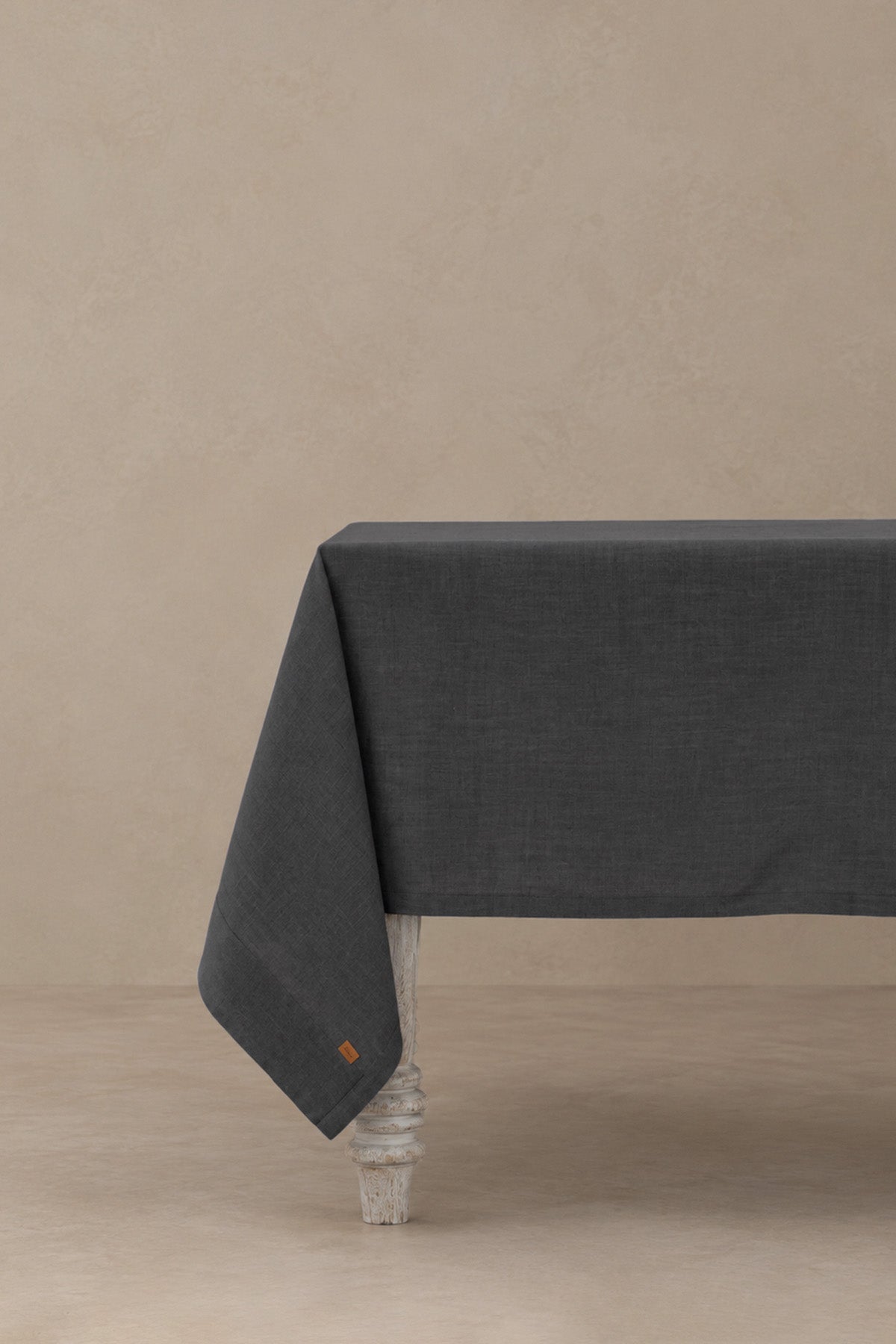 Linen Tablecloth Anthracite