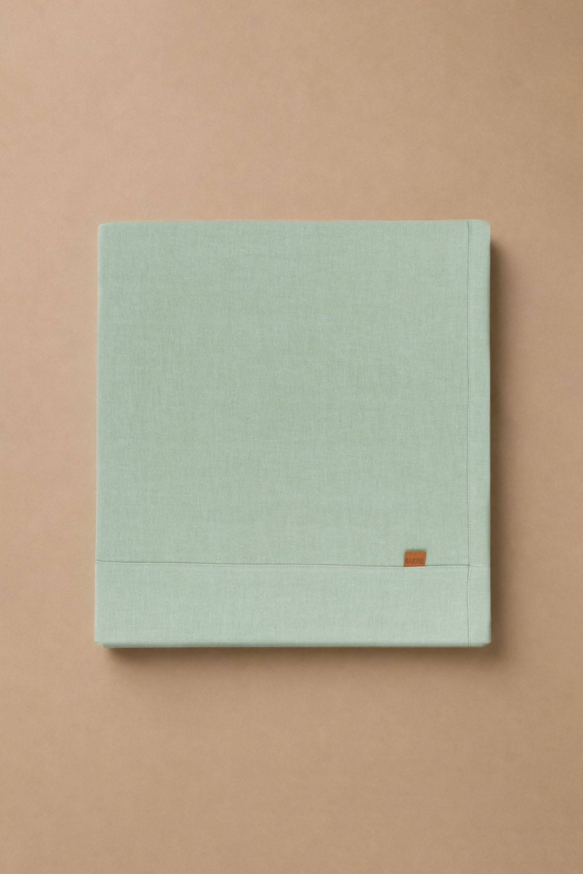 Linen Tablecloth Frosty Green