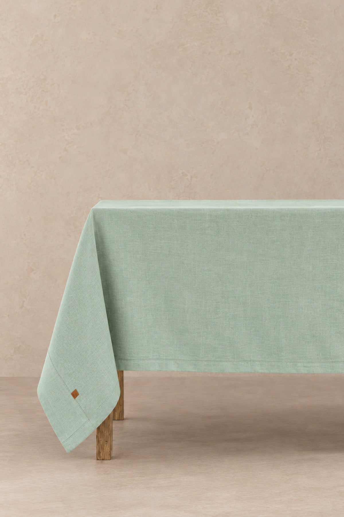 Linen Tablecloth Frosty Green