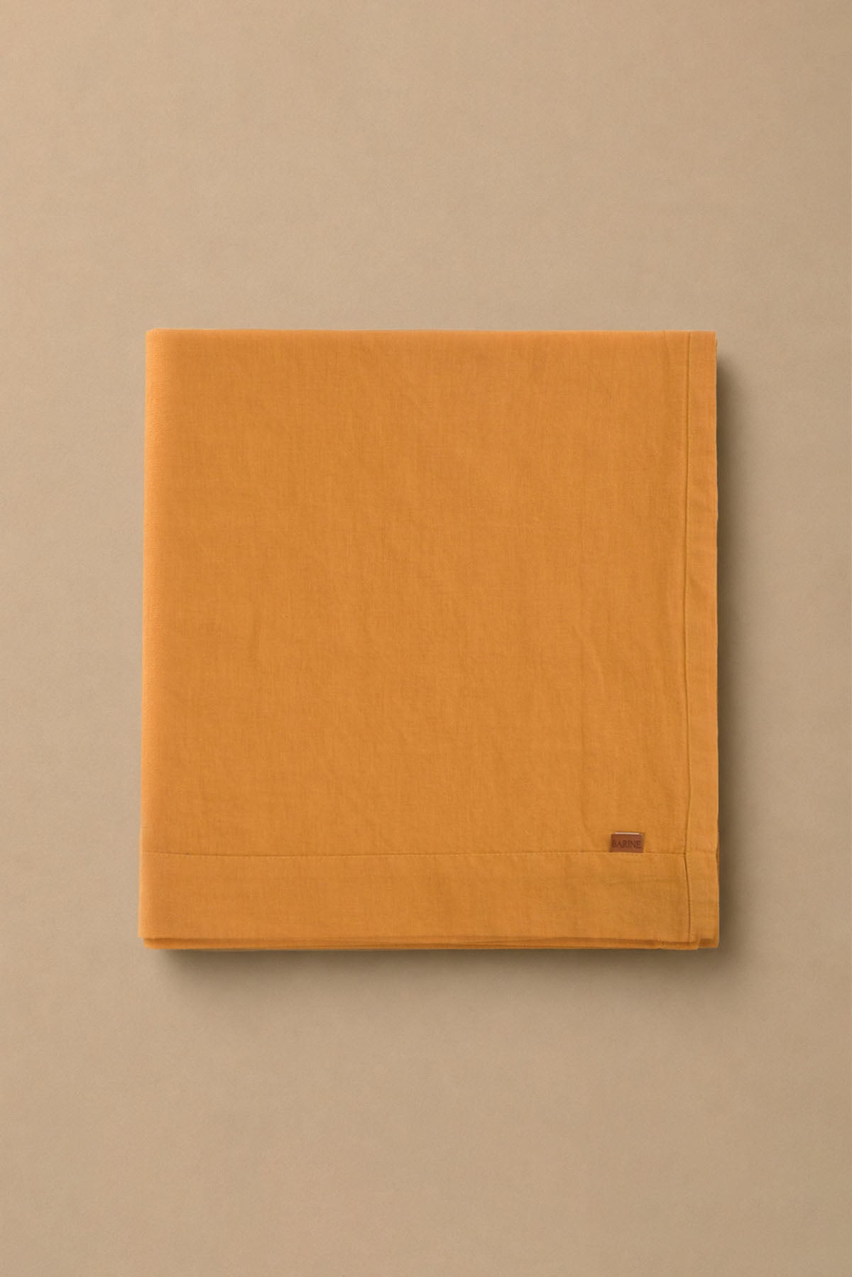 Linen Tablecloth Oak Buff