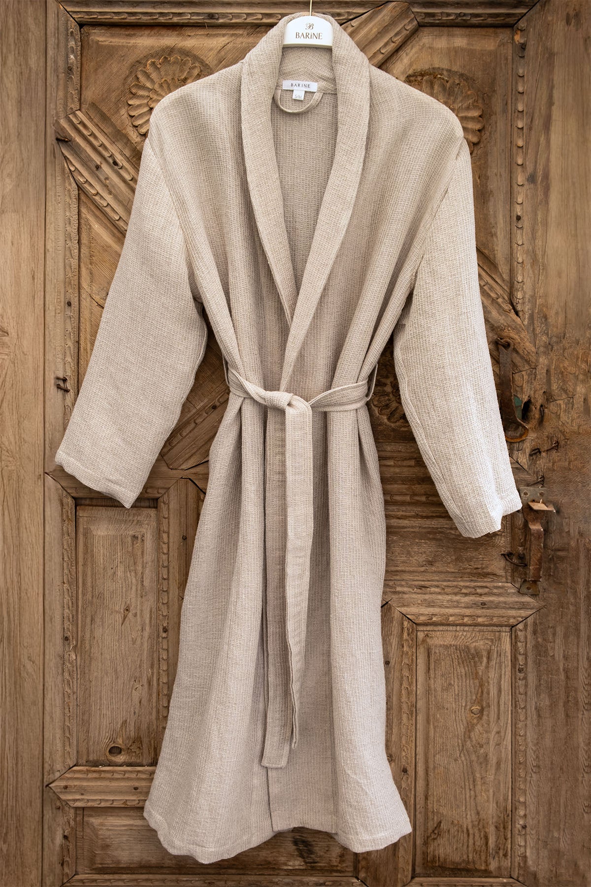 Linen Waffle Robe