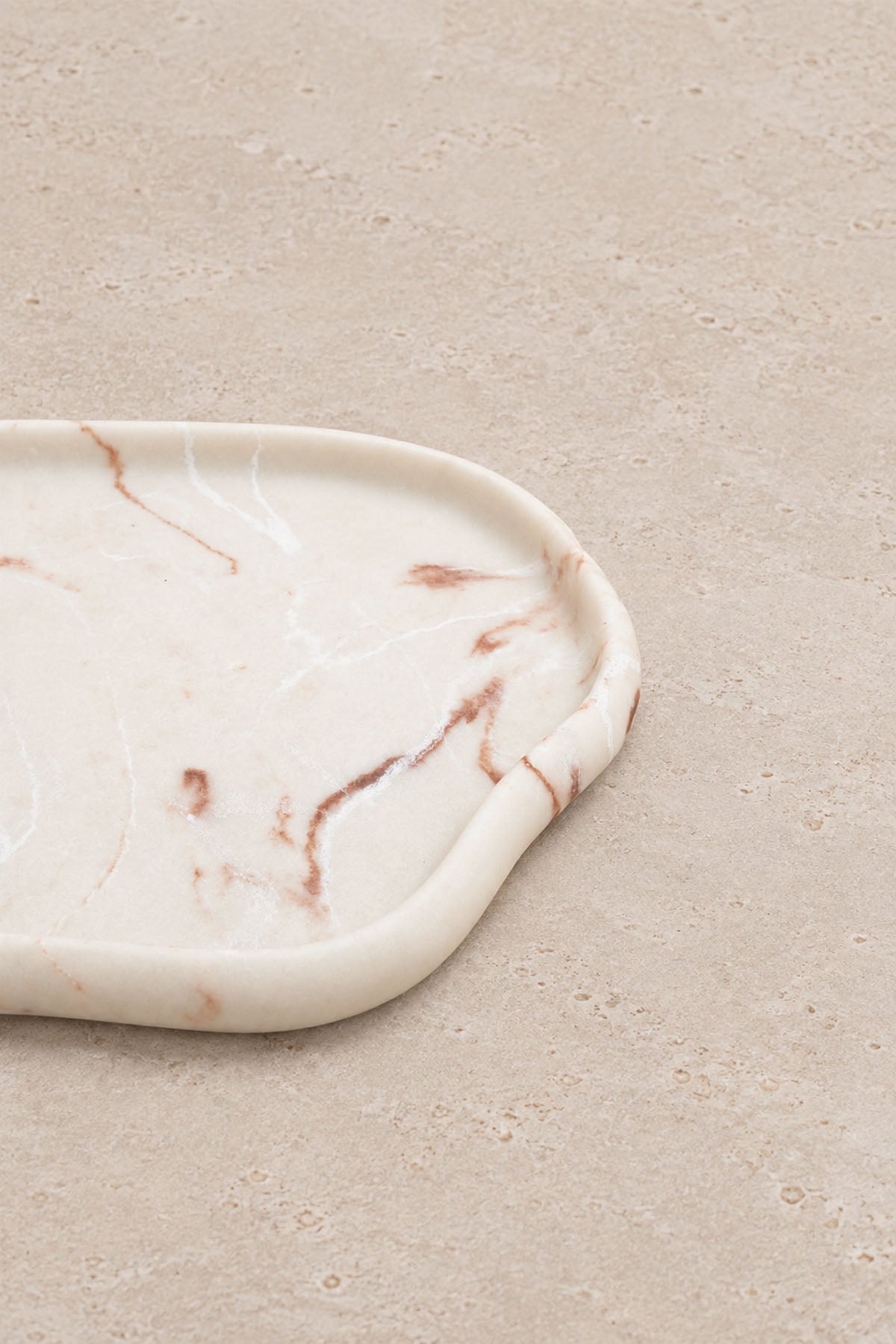 Marble Effect Polyresin Bath Tray