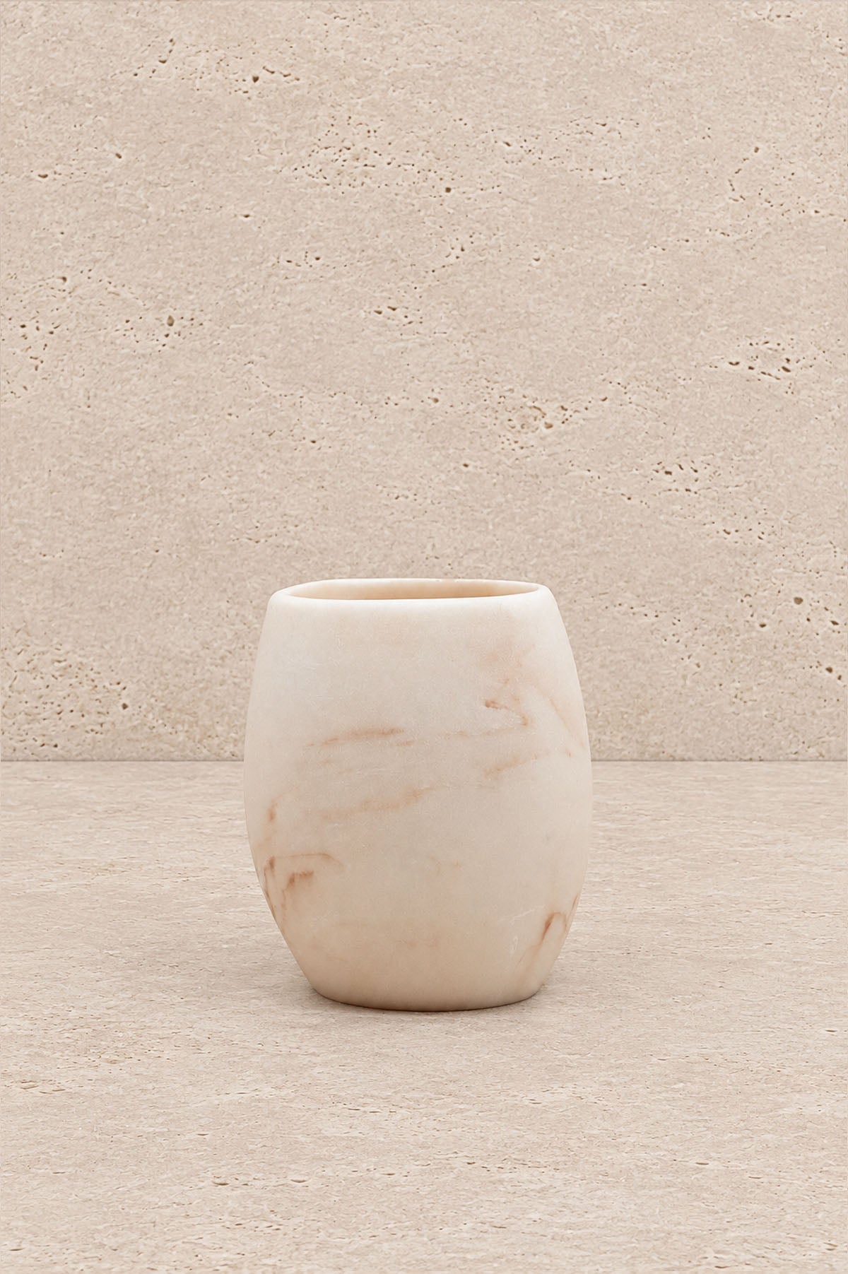 Marble Effect Polyresin Tumbler, Toothbrush Holder