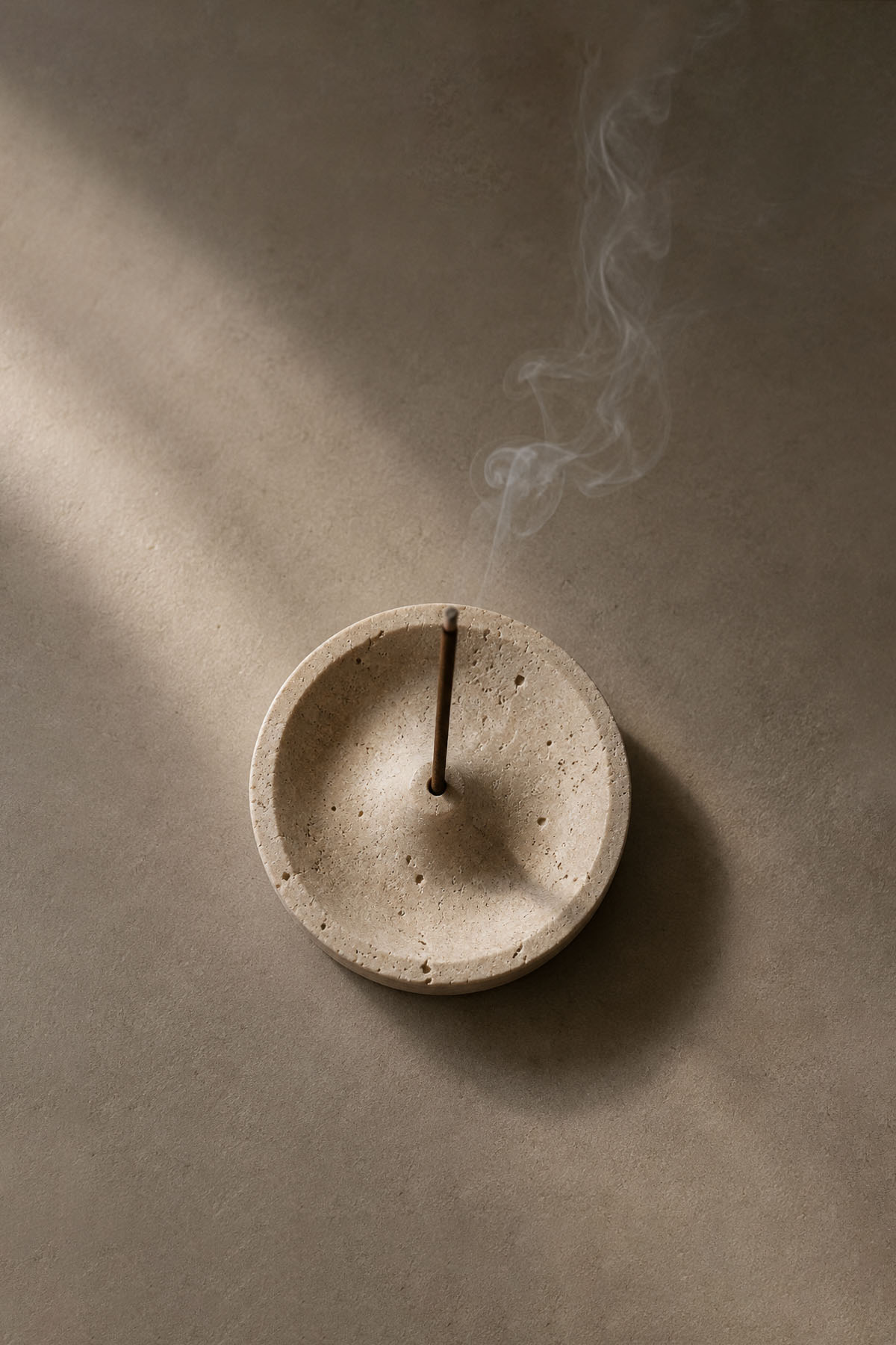Marble Incense Holder Natural