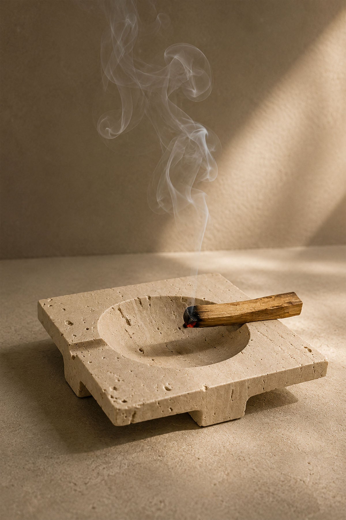 Marble Palo Santo Burner and Ashtray